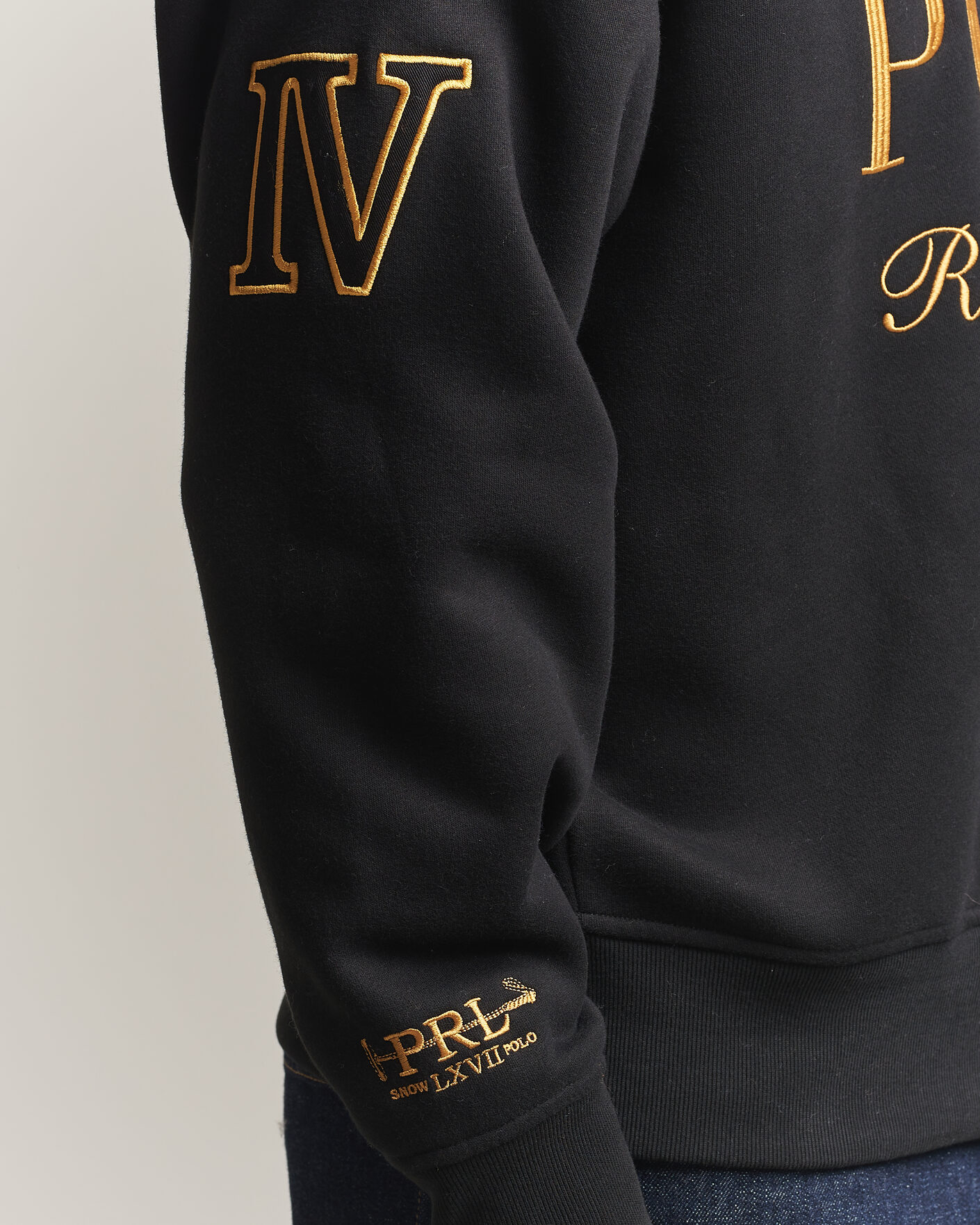 Uomini | Maglieria | Polo Ralph Lauren | Magic Fleece Printed Sweatshirt Polo Black