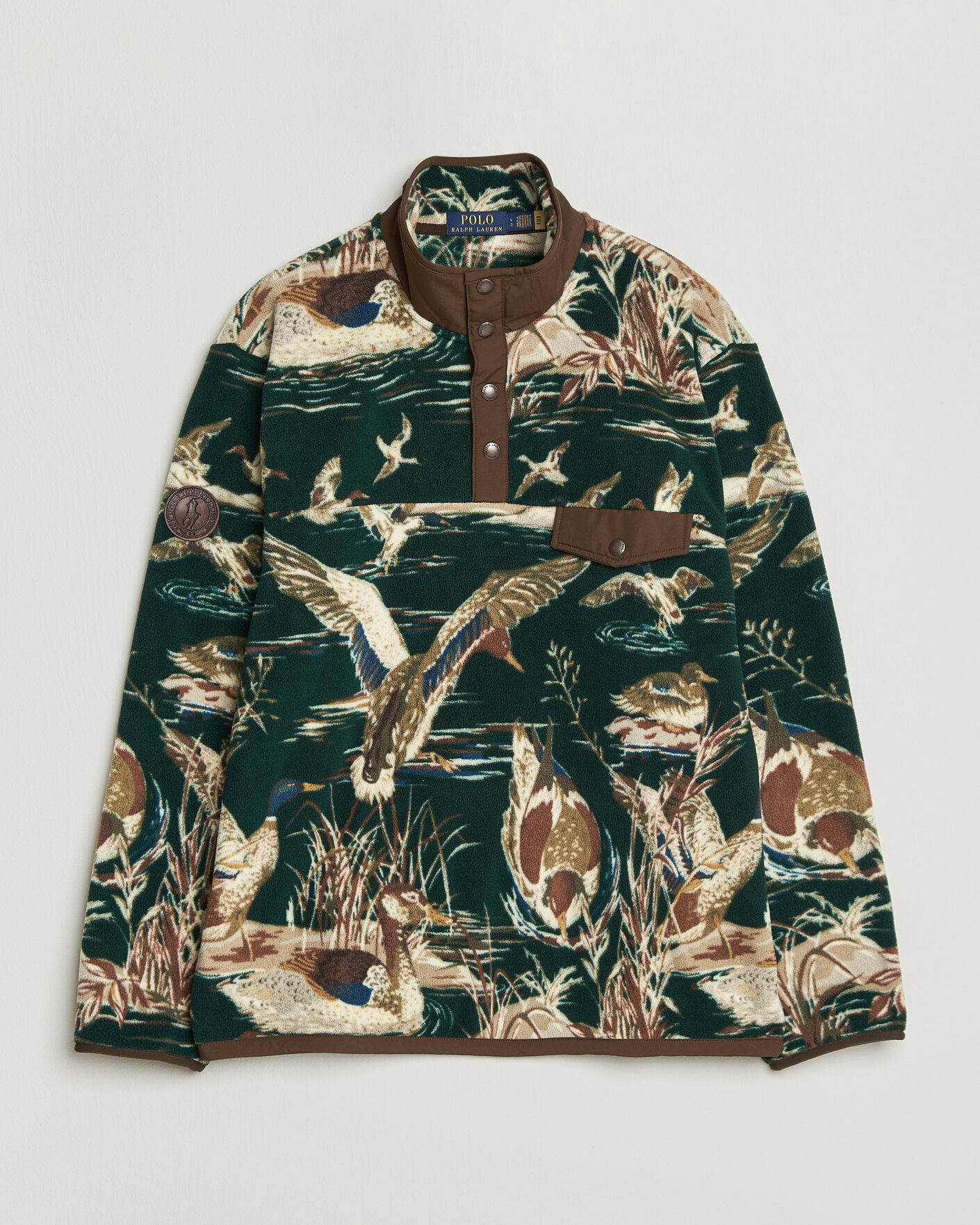Uomini | Maglieria | Polo Ralph Lauren | Printed Vintage Fleece Pullover Duck Pond Scenic