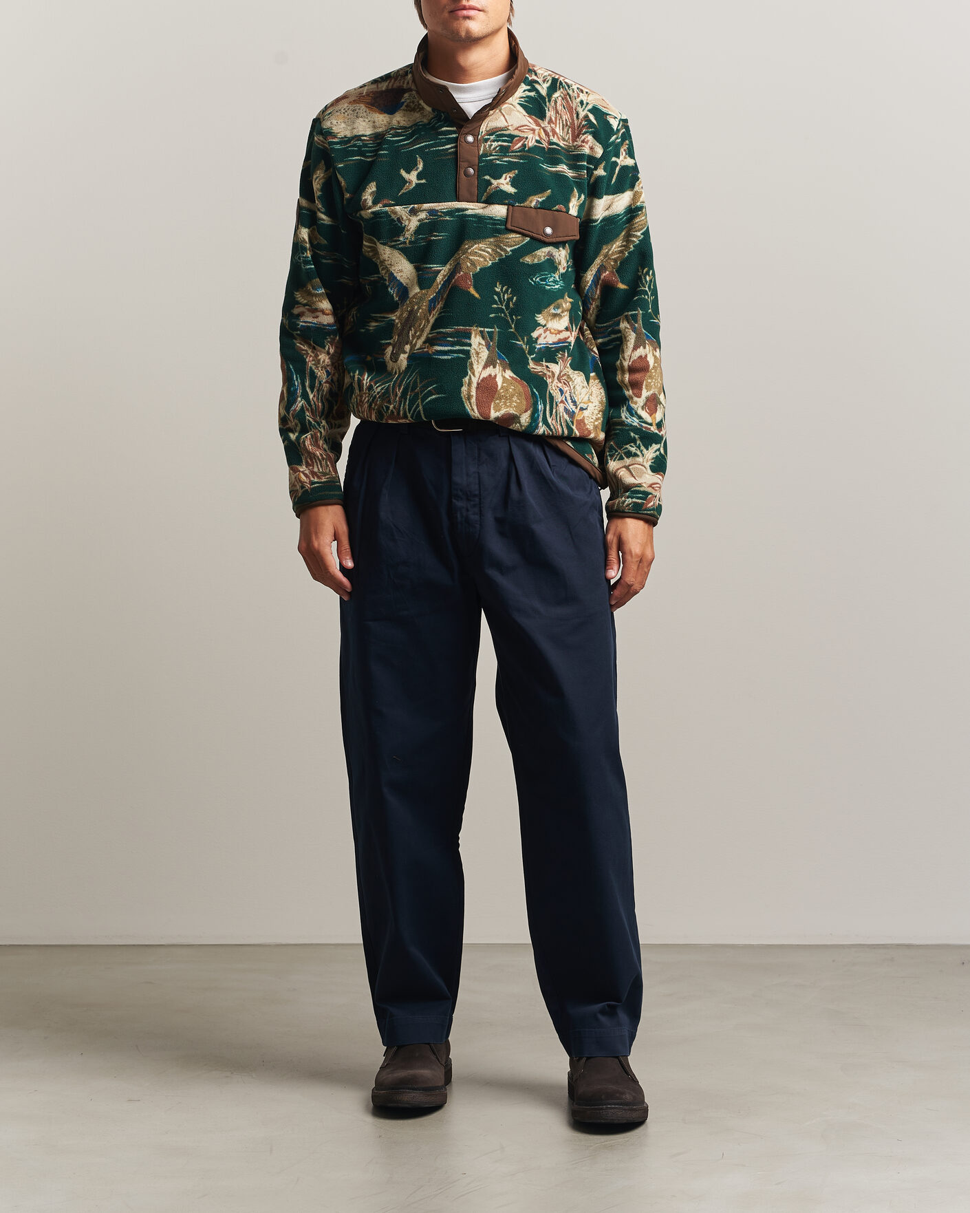 Uomini | Maglieria | Polo Ralph Lauren | Printed Vintage Fleece Pullover Duck Pond Scenic