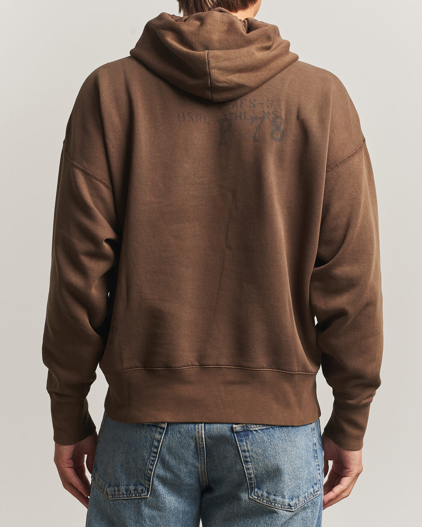 Uomini | Maglieria | Polo Ralph Lauren | Fleece Printed Hoodie Court Brown