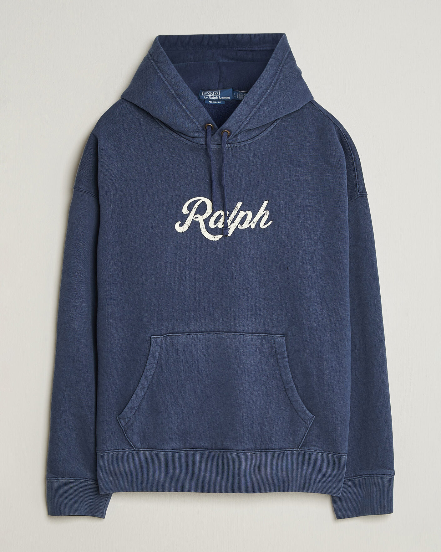 Uomini | Maglieria | Polo Ralph Lauren | Vintage Fleece Logo Hoodie Dark Cobalt