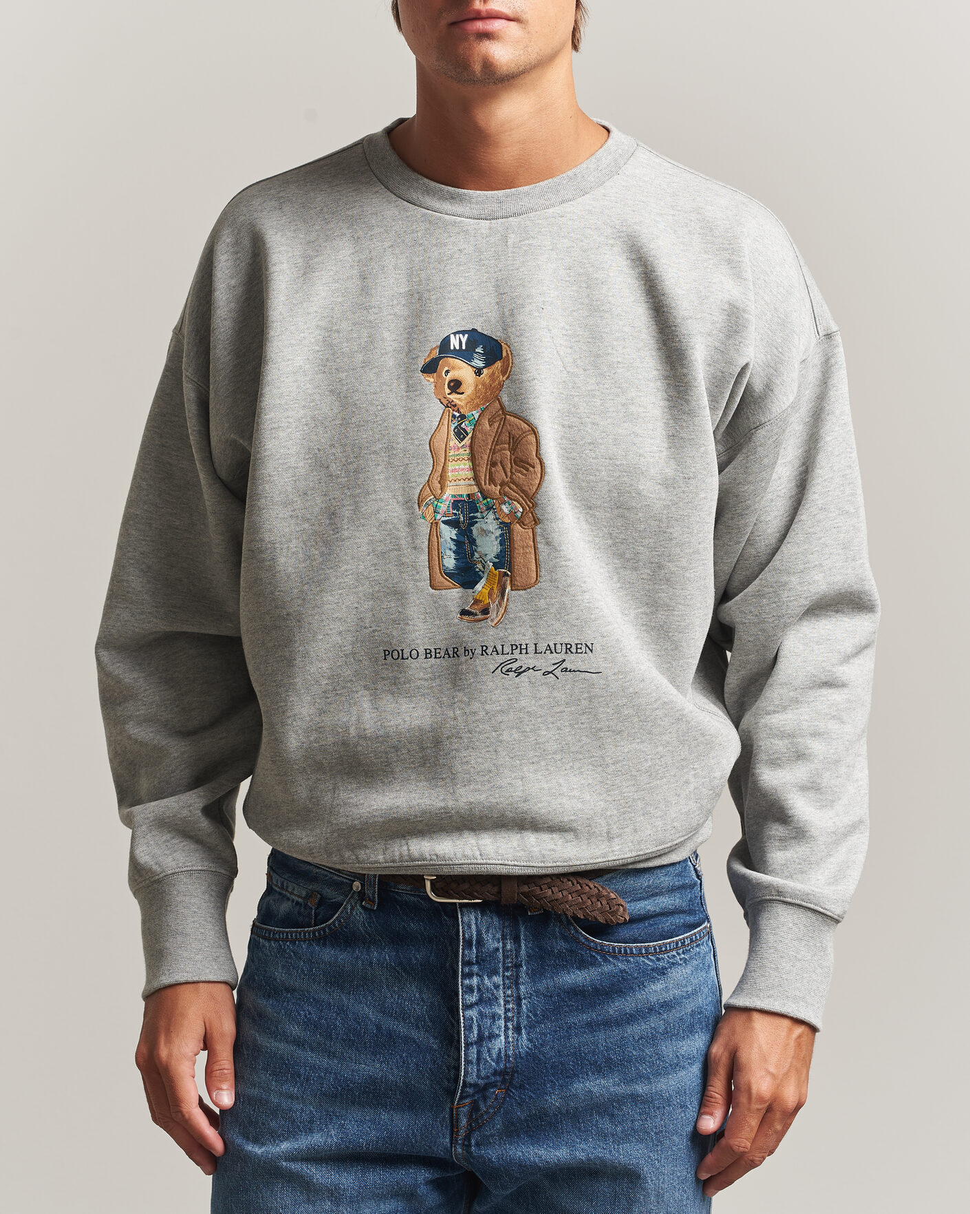 Uomini | Maglieria | Polo Ralph Lauren | Athletic Fleece Bear Sweatshirt Andover Heather