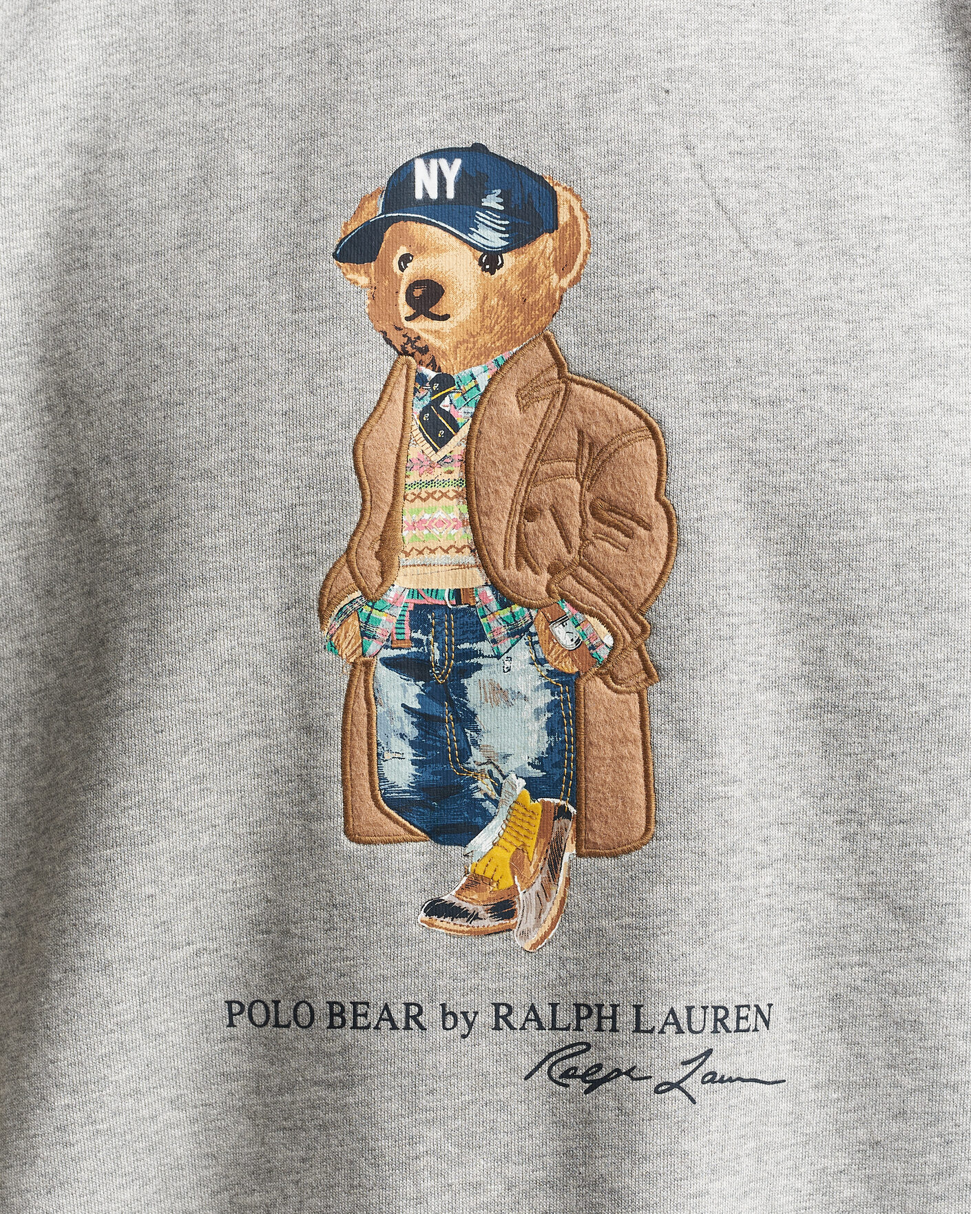 Uomini | Maglieria | Polo Ralph Lauren | Athletic Fleece Bear Sweatshirt Andover Heather