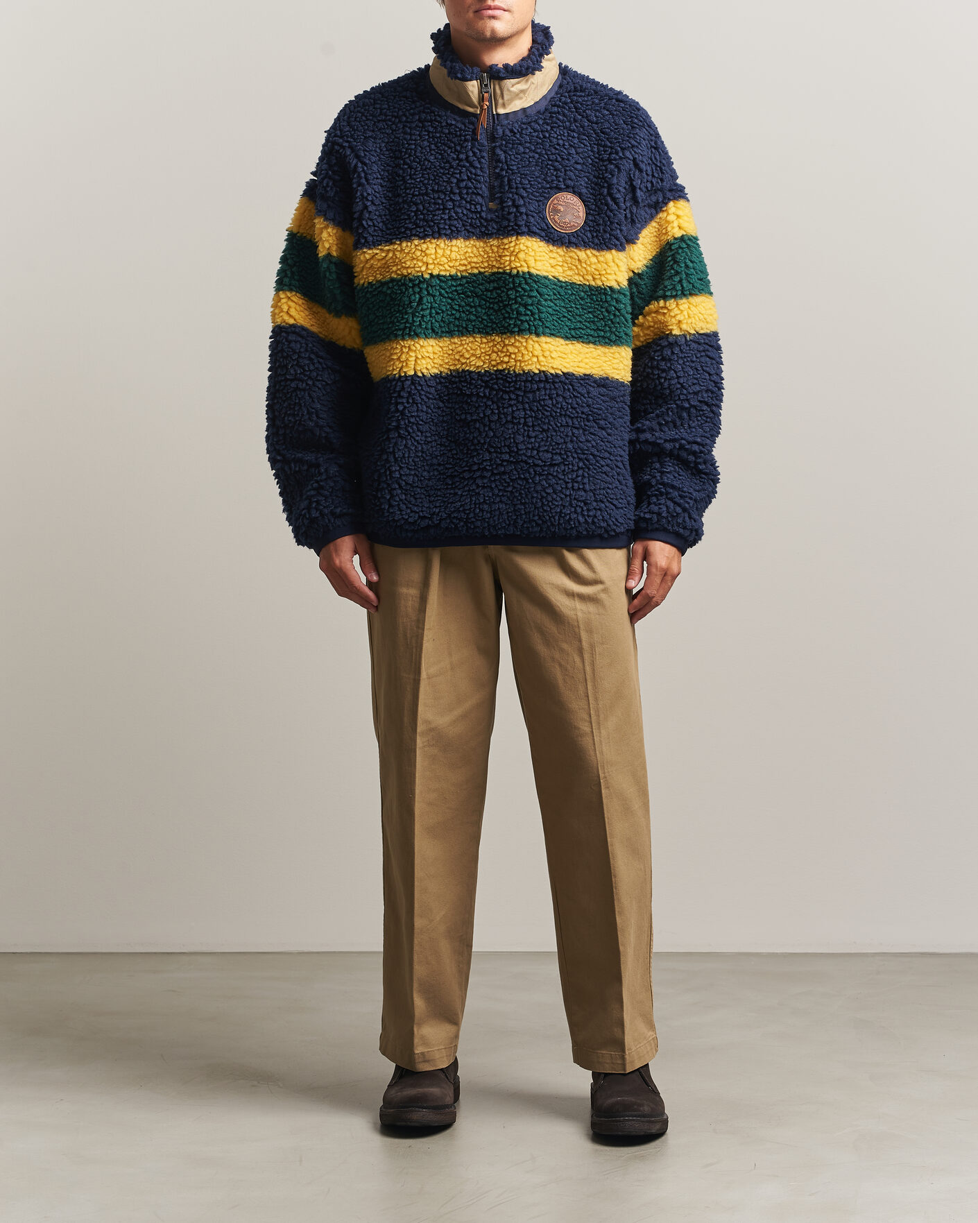 Uomini | Maglieria | Polo Ralph Lauren | Shaggy Hi Pile Pullover Cruise Navy