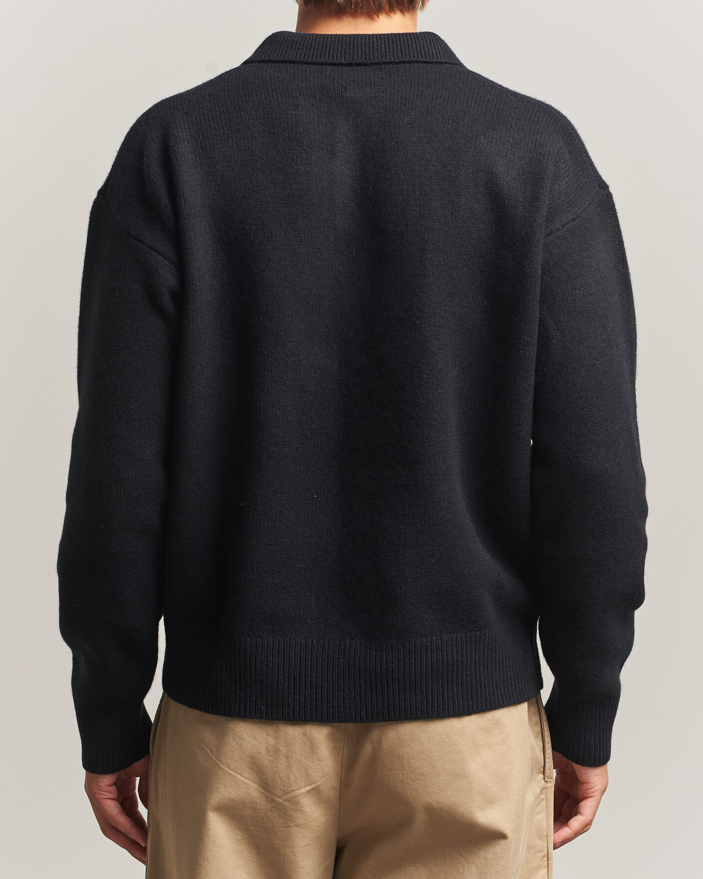 Uomini | Maglieria | Polo Ralph Lauren | Wool/Alpaca Rugby Sweater Polo Black