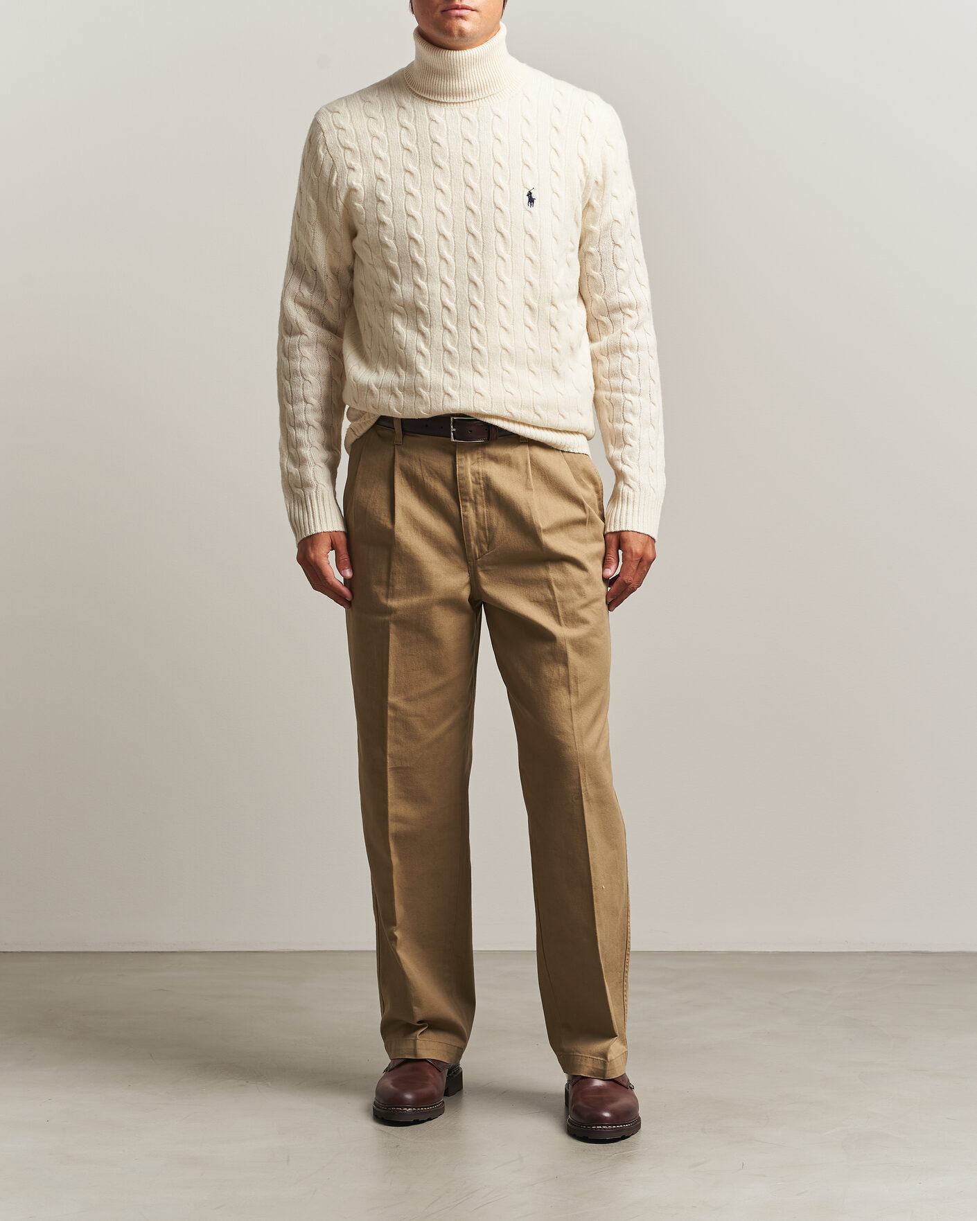 Uomini | Maglieria | Polo Ralph Lauren | Wool/Cashmere Rollneck Andover Cream