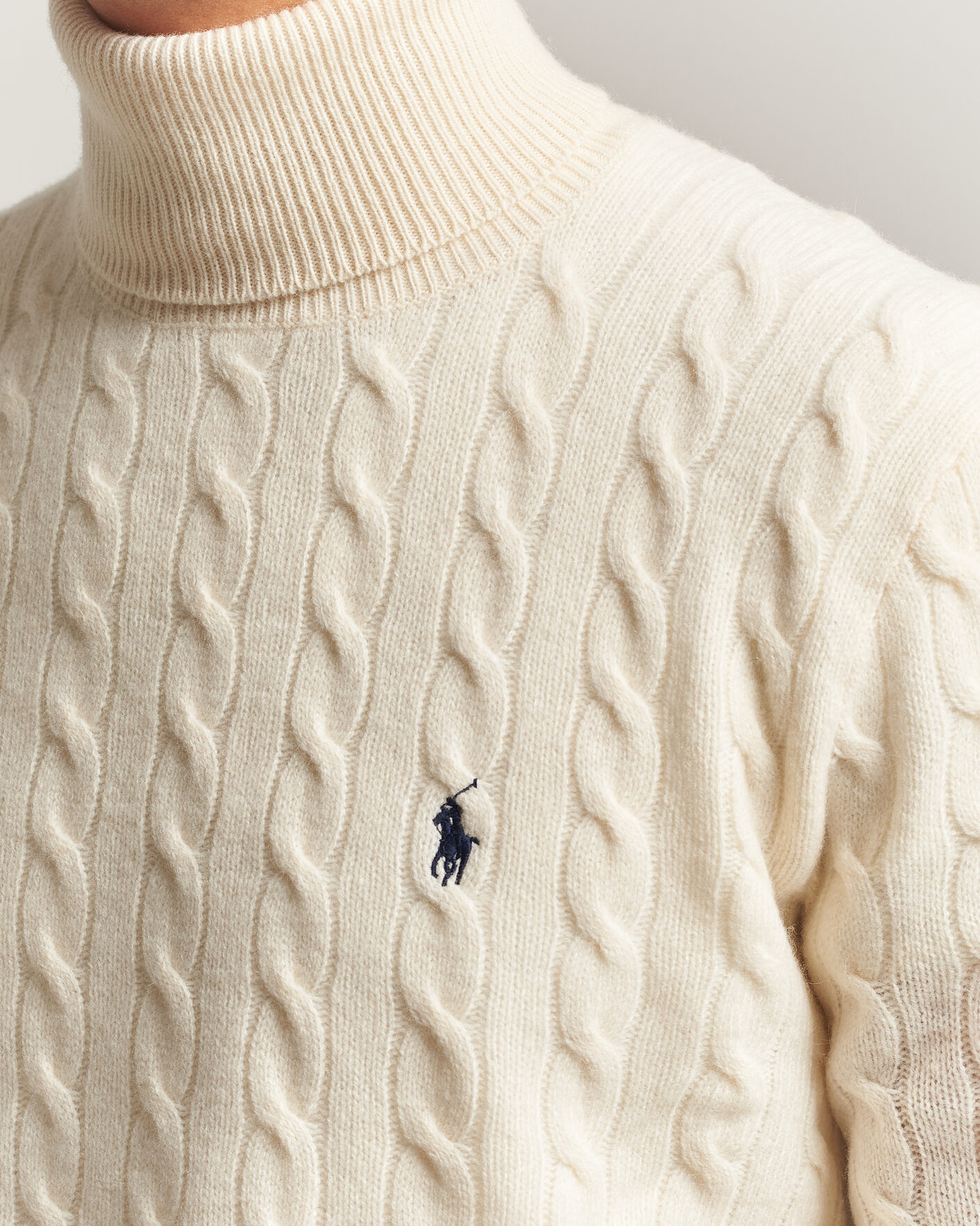 Uomini | Maglieria | Polo Ralph Lauren | Wool/Cashmere Rollneck Andover Cream