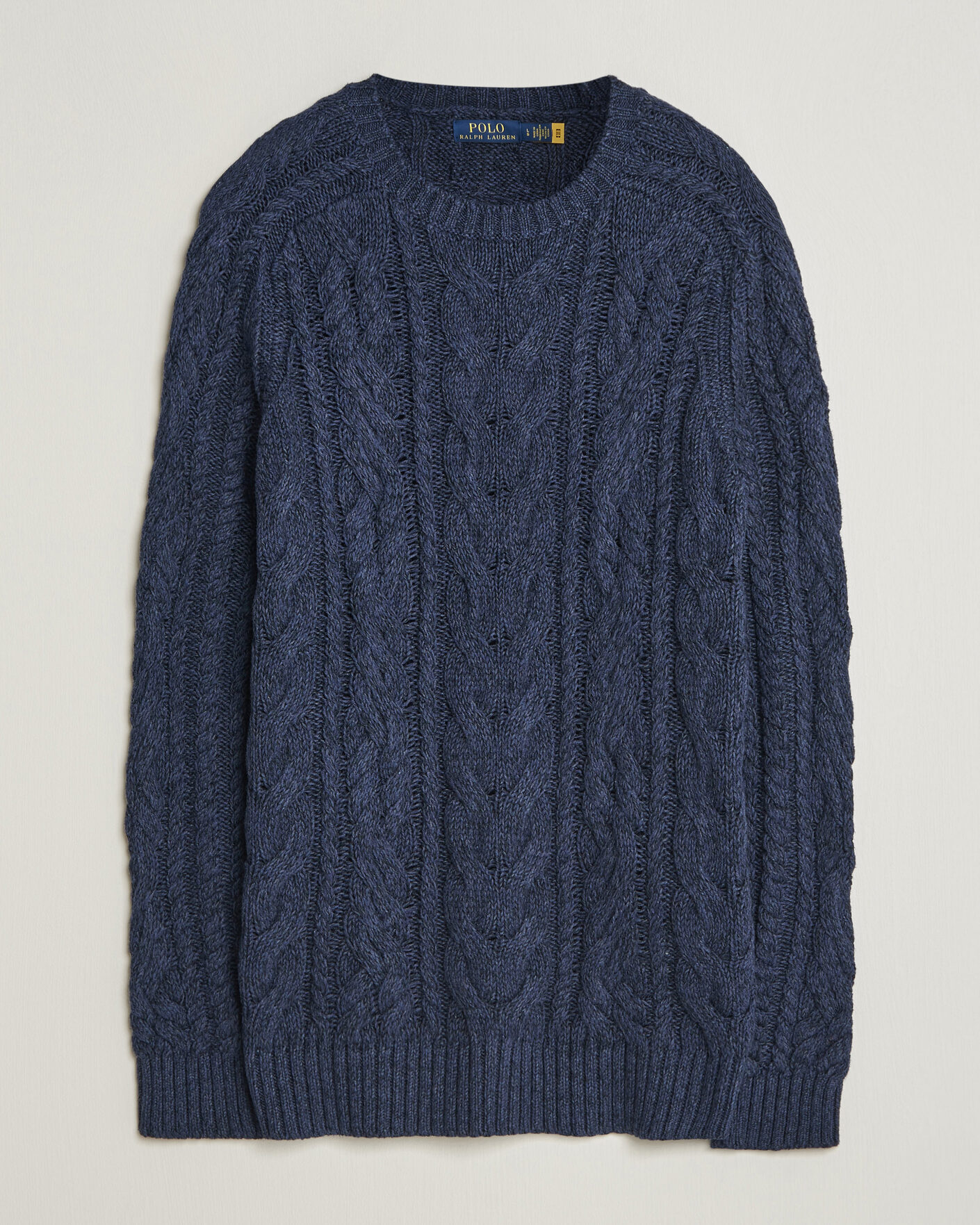 Uomini | Maglieria | Polo Ralph Lauren | Cotton Marl Pullover Navy Combo