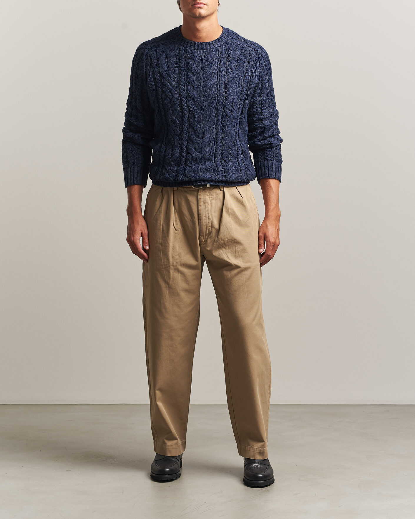 Uomini | Maglieria | Polo Ralph Lauren | Cotton Marl Pullover Navy Combo