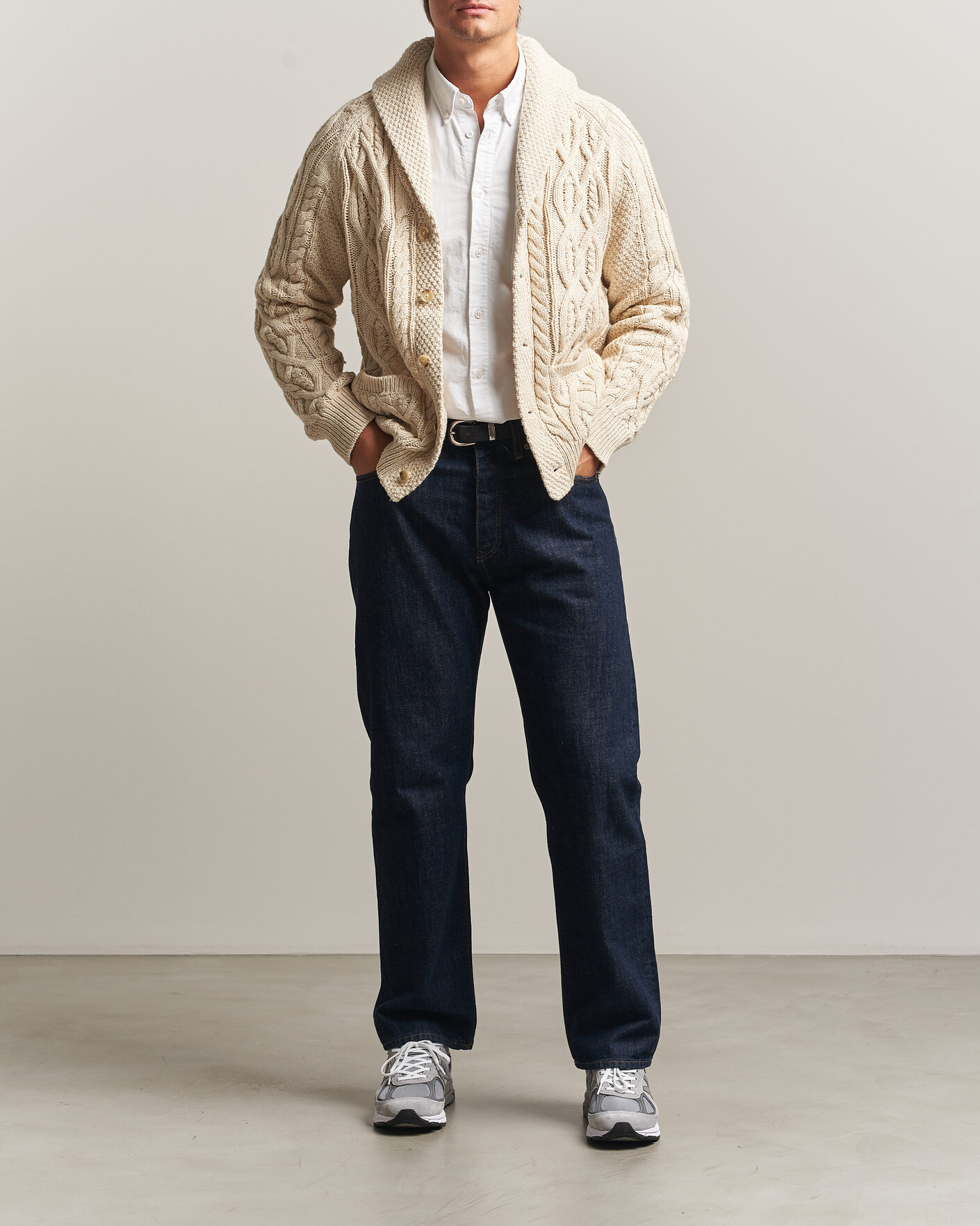 Uomini | Maglieria | Polo Ralph Lauren | Cotton Marl Cardigan Oatmeal Combo