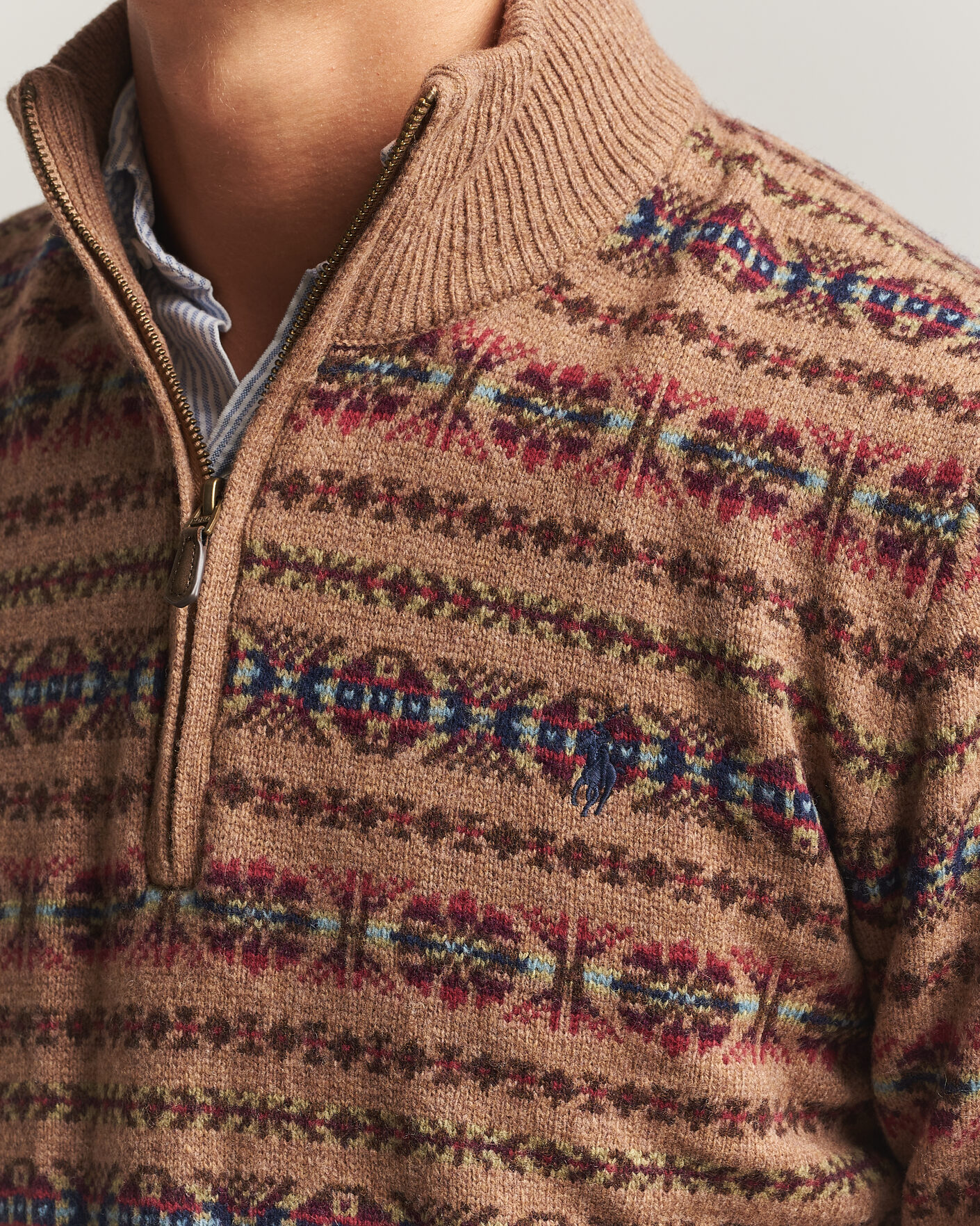 Uomini | Maglieria | Polo Ralph Lauren | Fair Isle Wool Half-Zip Multi Combo