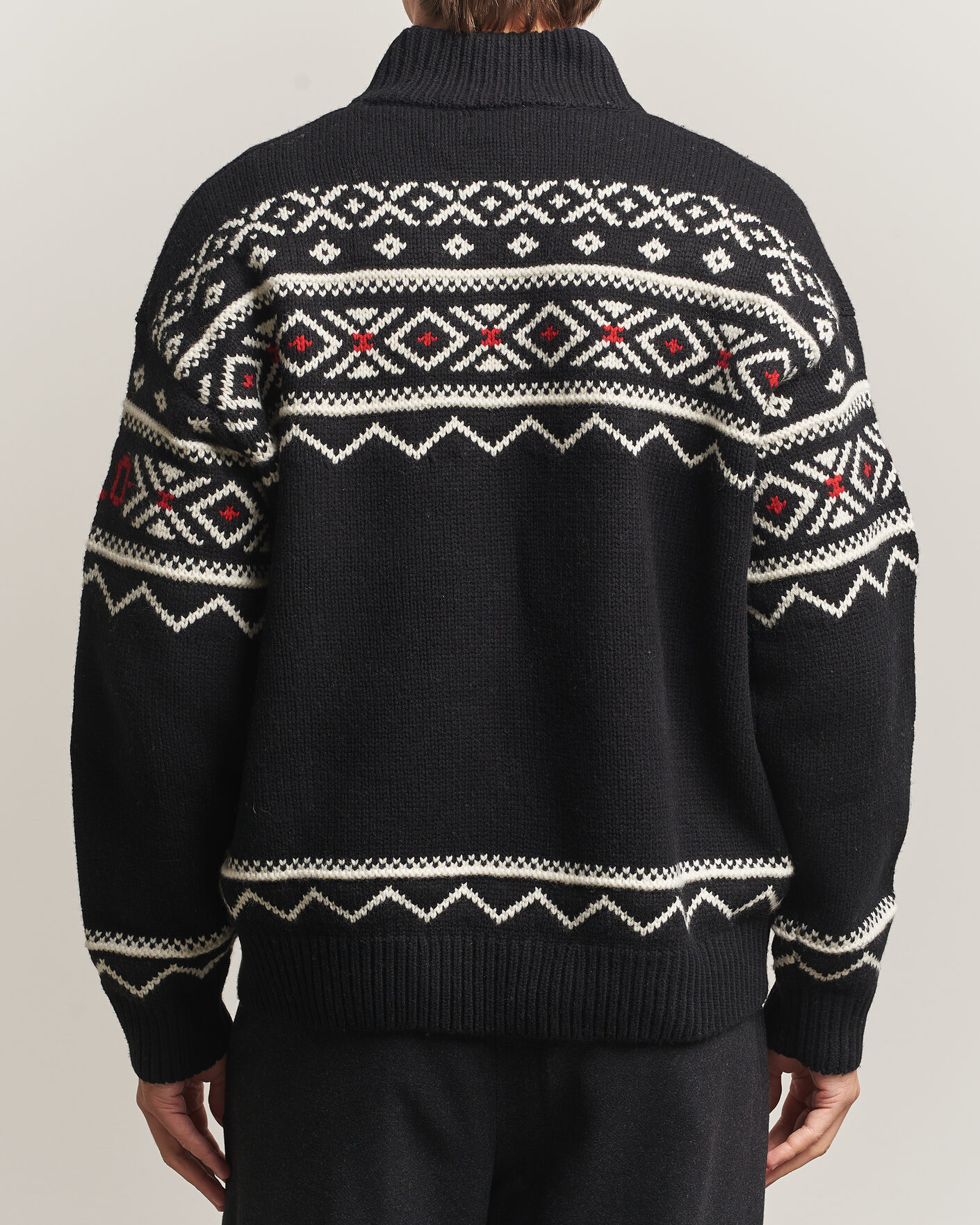 Uomini | Maglieria | Polo Ralph Lauren | Wool Cotton Blend Sweater Black Combo