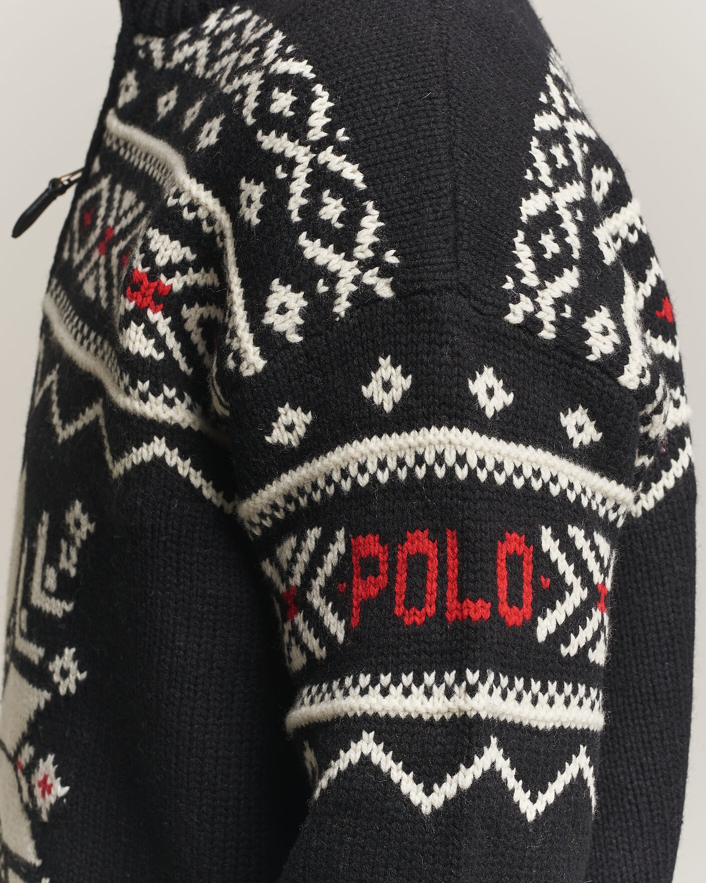 Uomini | Maglieria | Polo Ralph Lauren | Wool Cotton Blend Sweater Black Combo