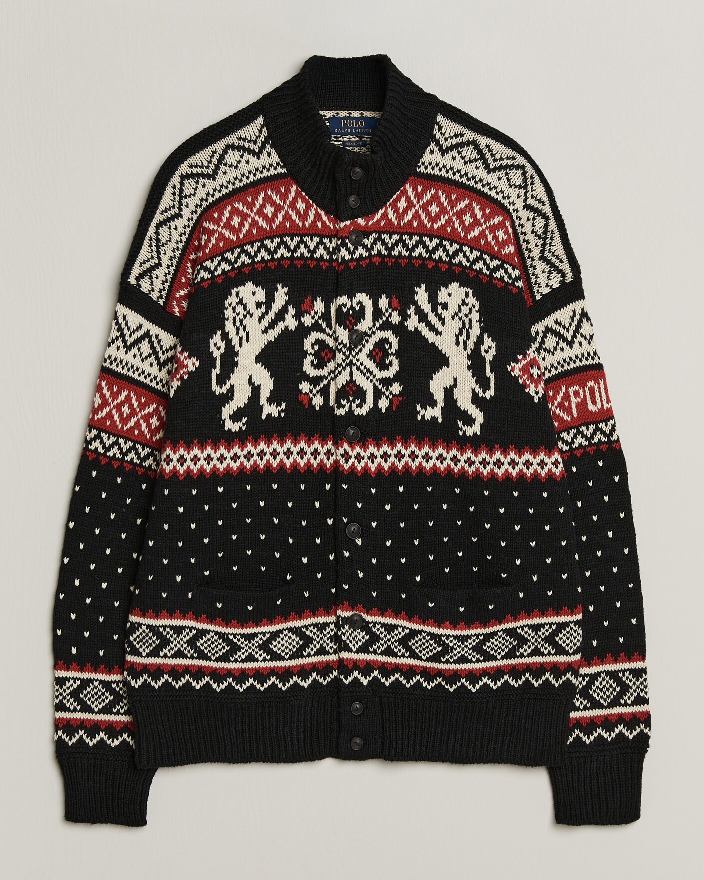 Uomini | Maglieria | Polo Ralph Lauren | Cotton/Cashmere Cardigan Black Combo