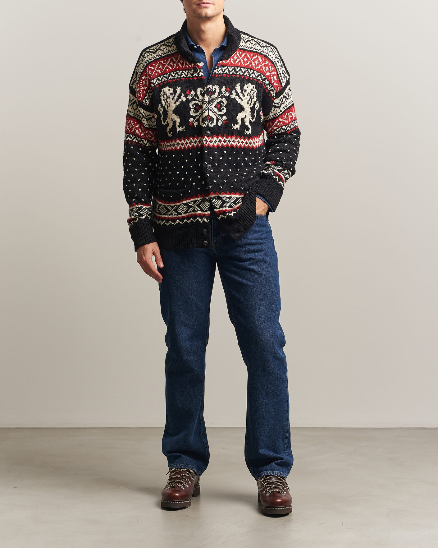 Uomini | Maglieria | Polo Ralph Lauren | Cotton/Cashmere Cardigan Black Combo