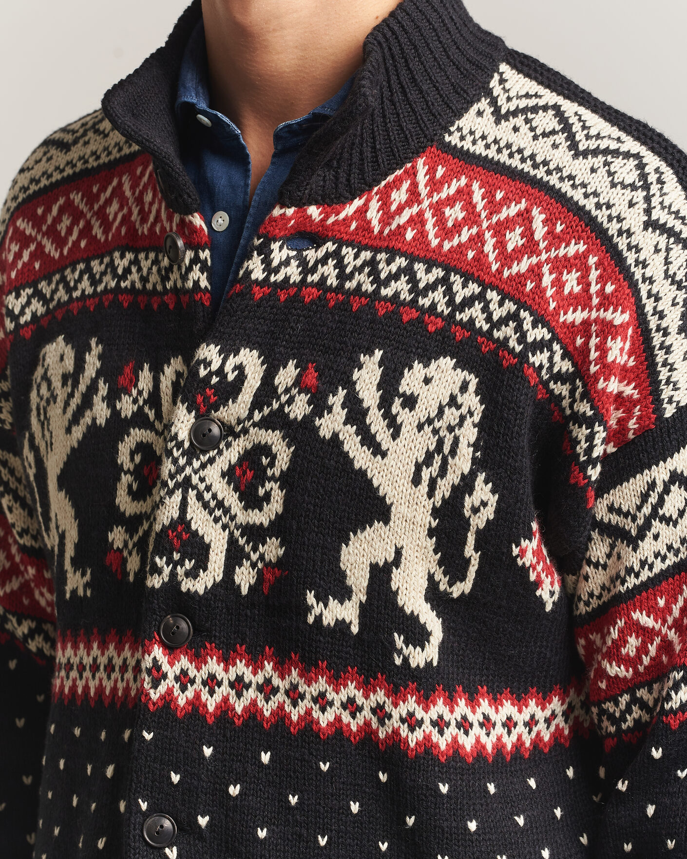 Uomini | Maglieria | Polo Ralph Lauren | Cotton/Cashmere Cardigan Black Combo