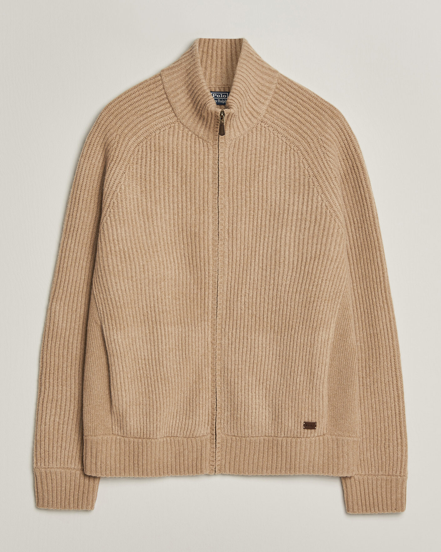 Uomini | Maglieria | Polo Ralph Lauren | Wool/Cashmere Full-Zip Camel Melange
