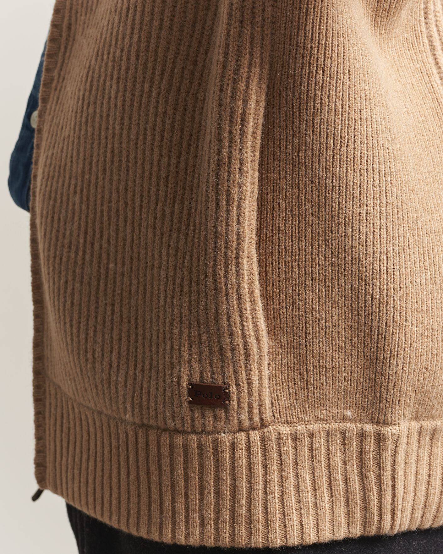 Uomini | Maglieria | Polo Ralph Lauren | Wool/Cashmere Full-Zip Camel Melange
