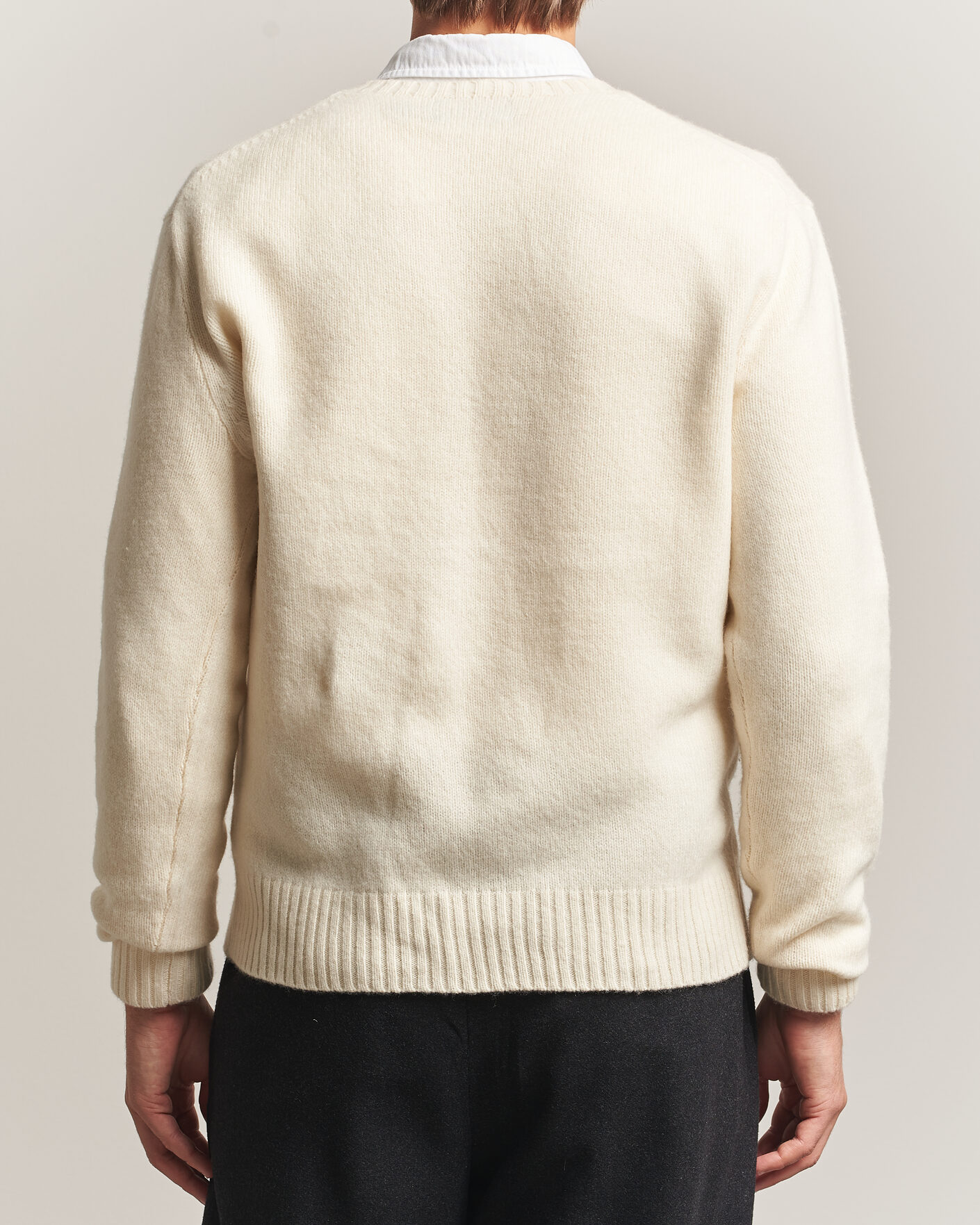 Uomini | Maglieria | Polo Ralph Lauren | Wool Blend Bear Sweater Authentic Cream