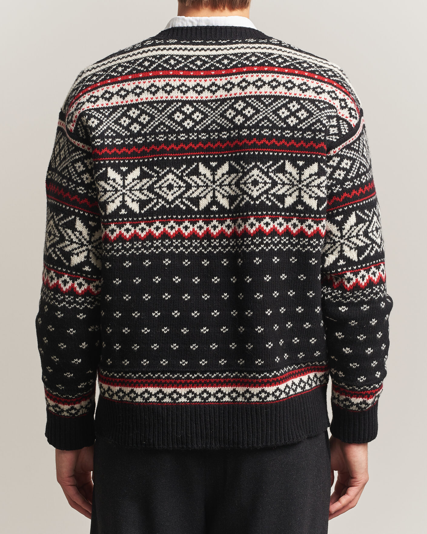 Uomini | Maglieria | Polo Ralph Lauren | Royal Holiday Wool Sweater Black Combo