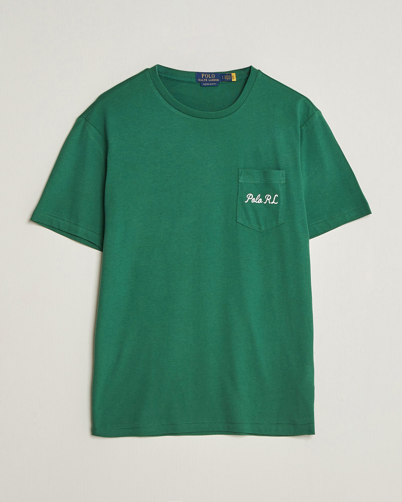 Uomini | T-shirt | Polo Ralph Lauren | Custom Slit Fit Bear T-Shirt Verano Green