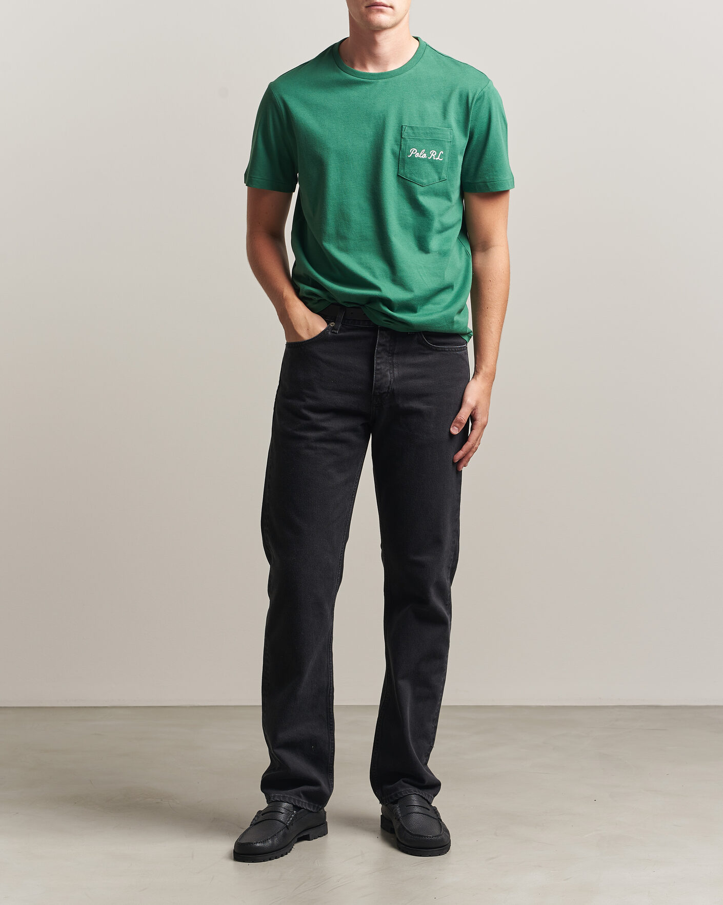 Uomini | T-shirt | Polo Ralph Lauren | Custom Slit Fit Bear T-Shirt Verano Green