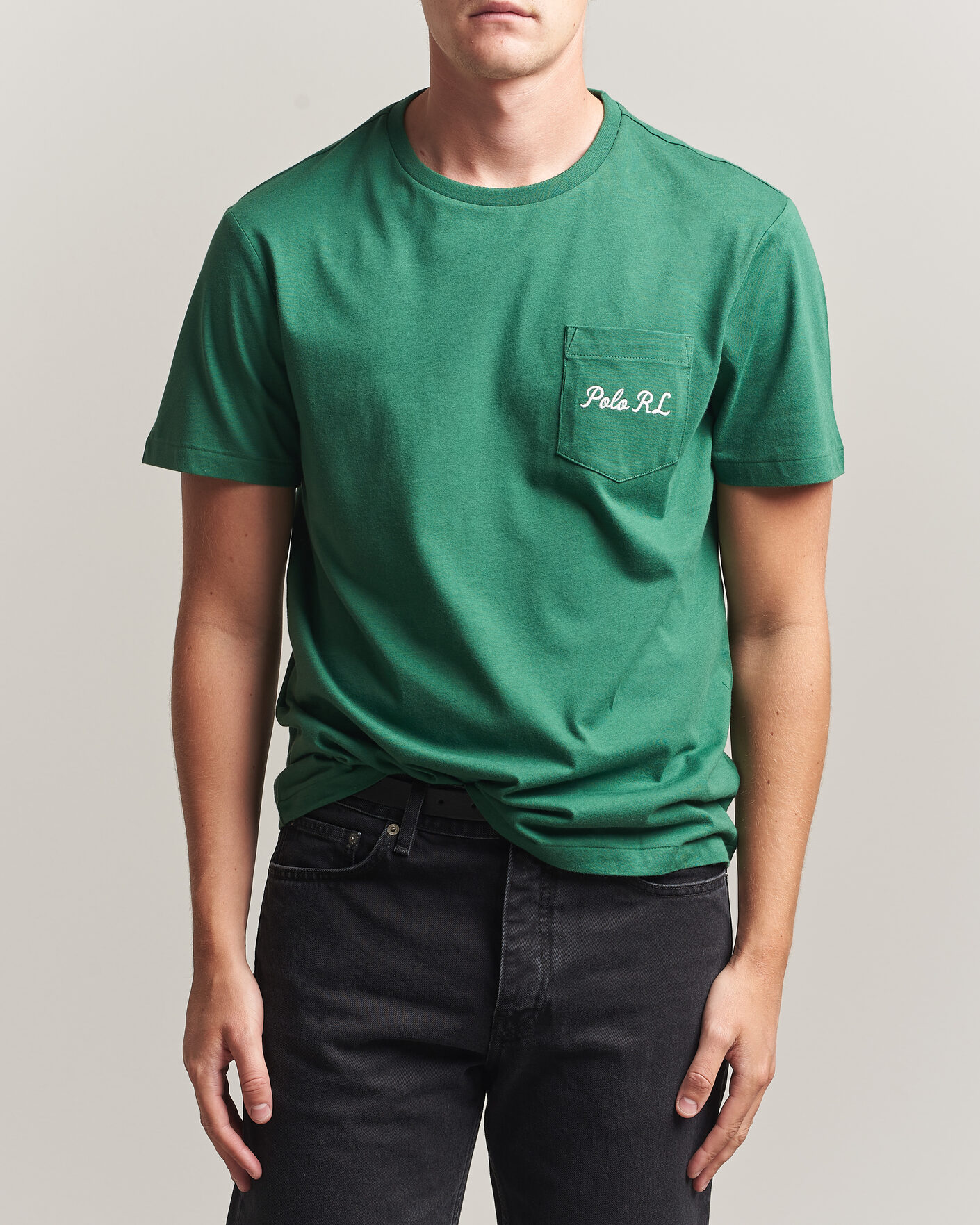 Uomini | T-shirt | Polo Ralph Lauren | Custom Slit Fit Bear T-Shirt Verano Green