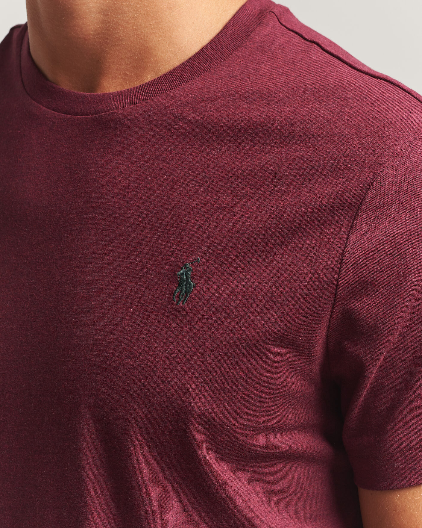 Uomini | T-shirt | Polo Ralph Lauren | Custom Slim Fit T-shirt Spring Wine Heather