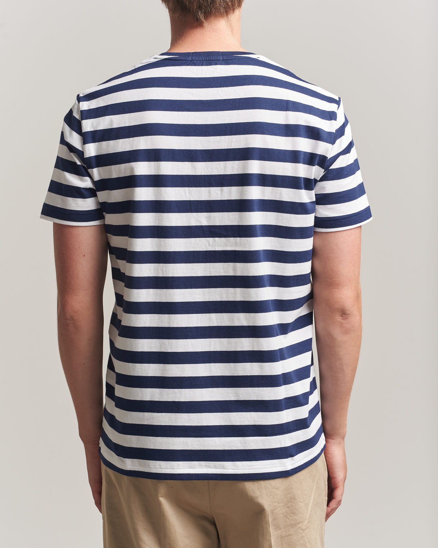 Uomini | T-shirt | Polo Ralph Lauren | Custom Slim Fit Striped T-Shirt Newport Navy