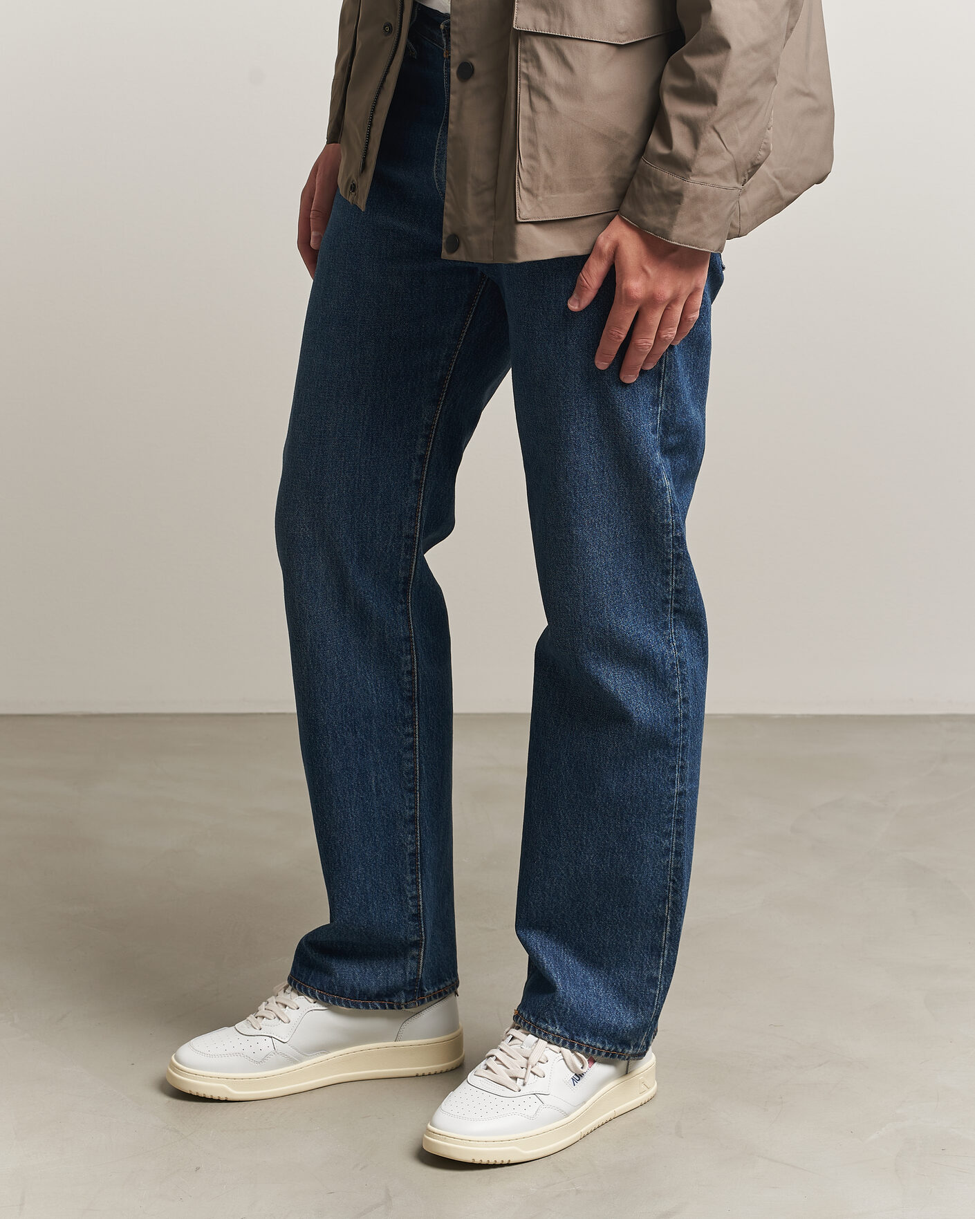 Uomini | Sneakers | Autry | Medalist Low Sneaker White/Chocolate