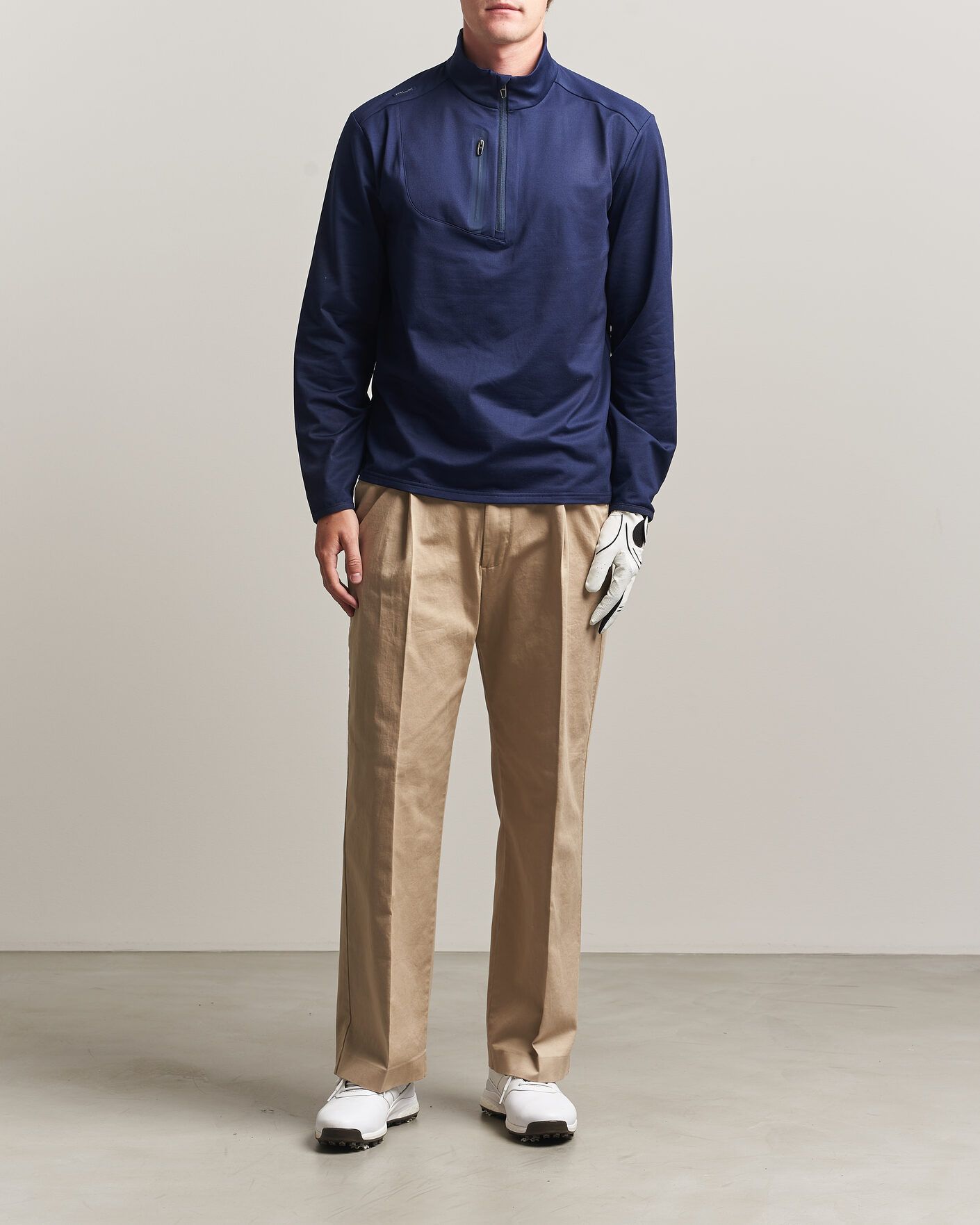 Uomini | Abbigliamento da golf | Polo Ralph Lauren | Luxury Jersey Half Zip Refined Navy