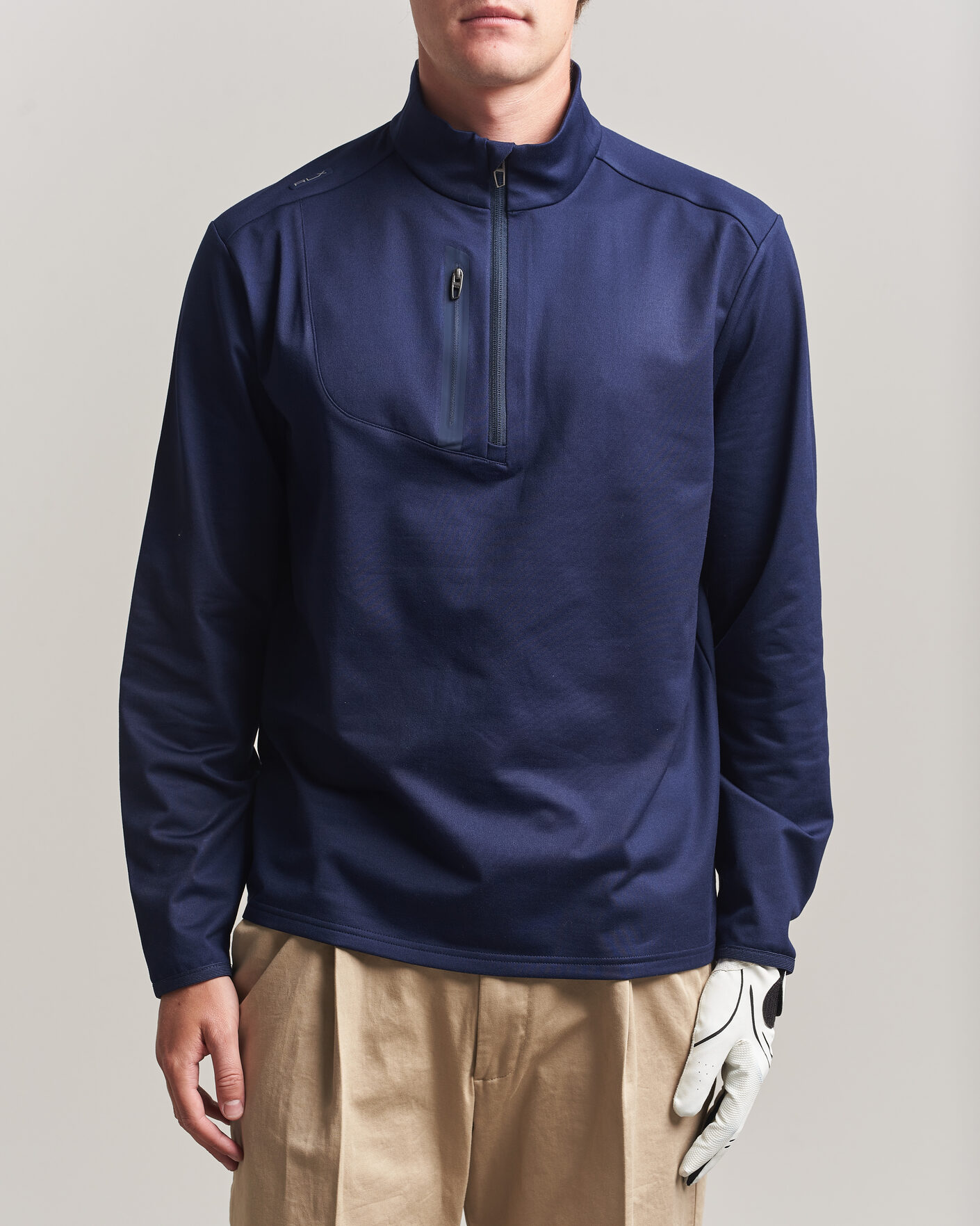 Uomini | Abbigliamento da golf | Polo Ralph Lauren | Luxury Jersey Half Zip Refined Navy