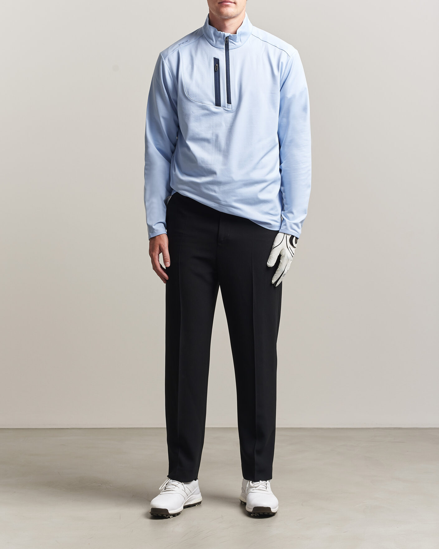 Uomini | Abbigliamento da golf | Polo Ralph Lauren | Luxury Jersey Half Zip Pebble Blue