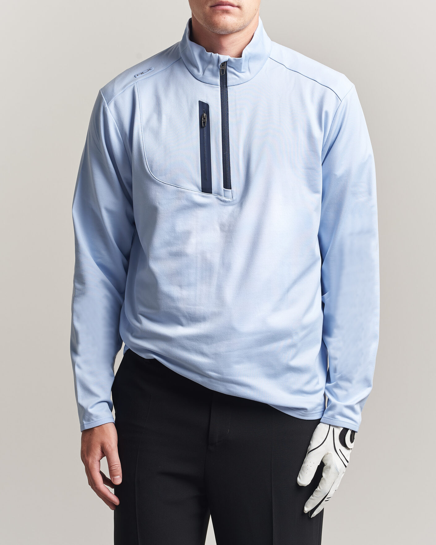 Uomini | Abbigliamento da golf | Polo Ralph Lauren | Luxury Jersey Half Zip Pebble Blue