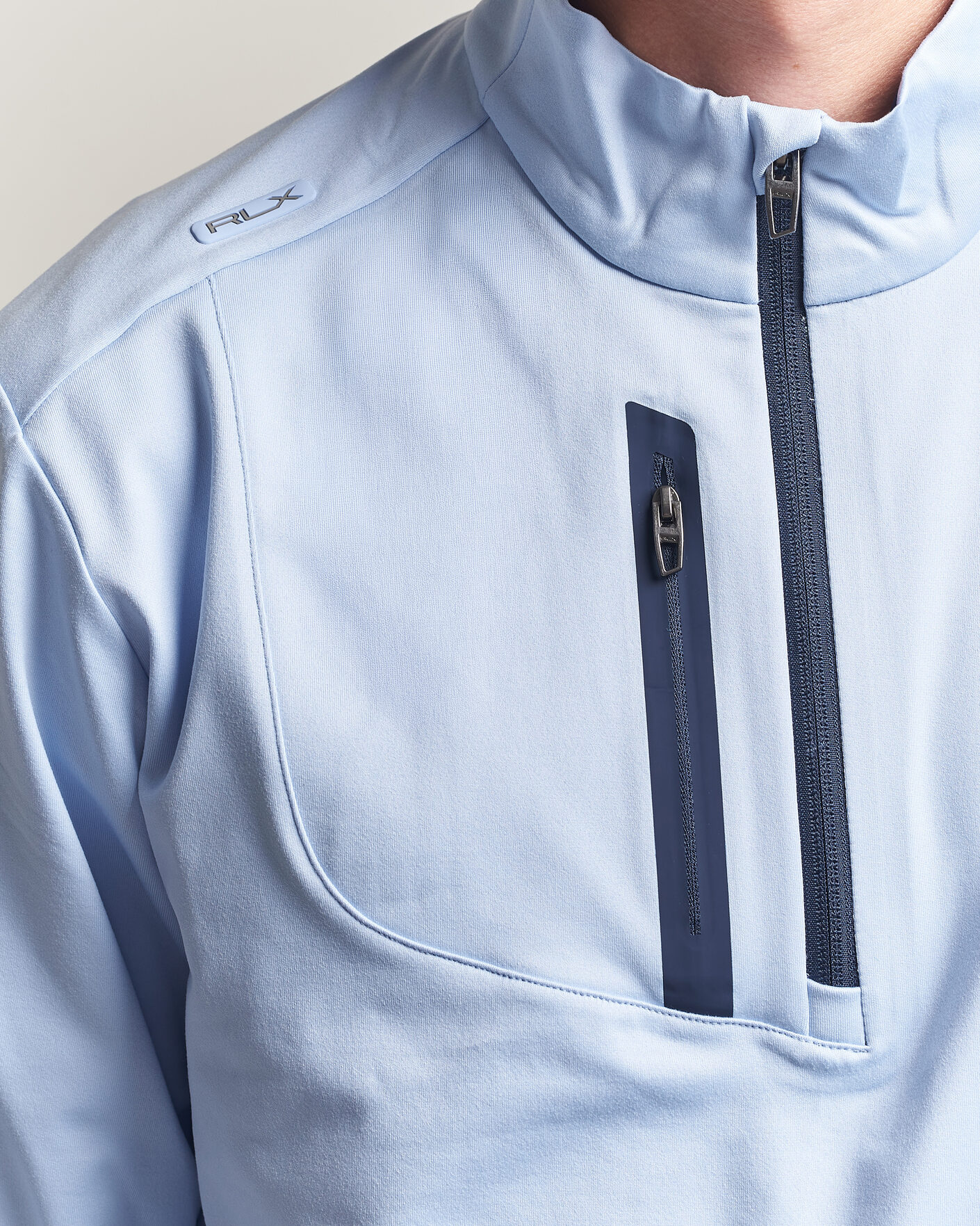 Uomini | Abbigliamento da golf | Polo Ralph Lauren | Luxury Jersey Half Zip Pebble Blue
