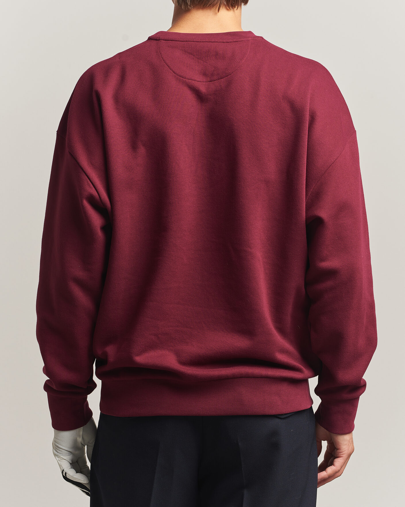 Uomini | Maglieria | RLX Ralph Lauren | Polo Ralph Lauren Magic Fleece Bear Sweatshirt Classic Wine