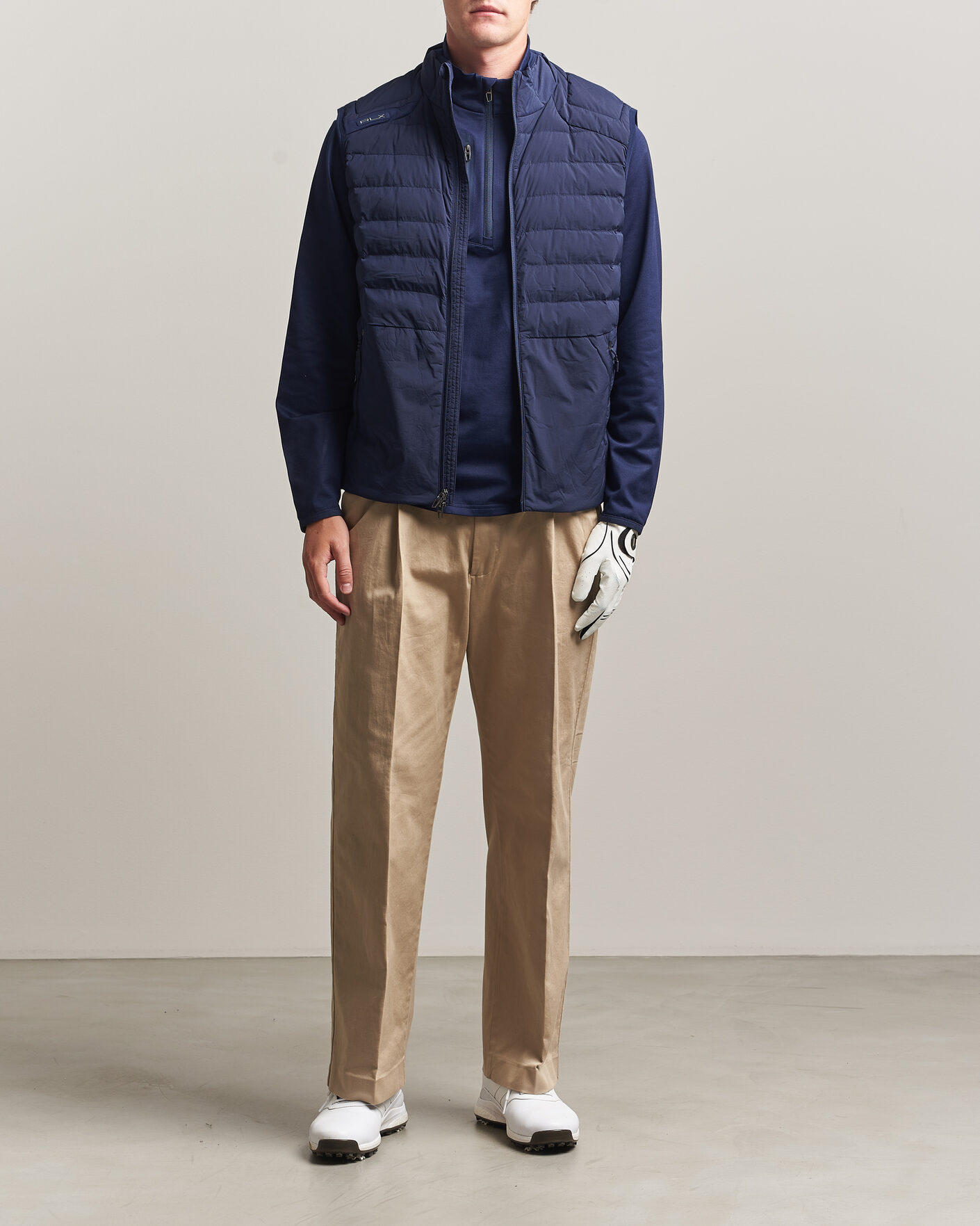 Uomini | Maglieria | RLX Ralph Lauren | Full Zip Golf Vest Refined Navy