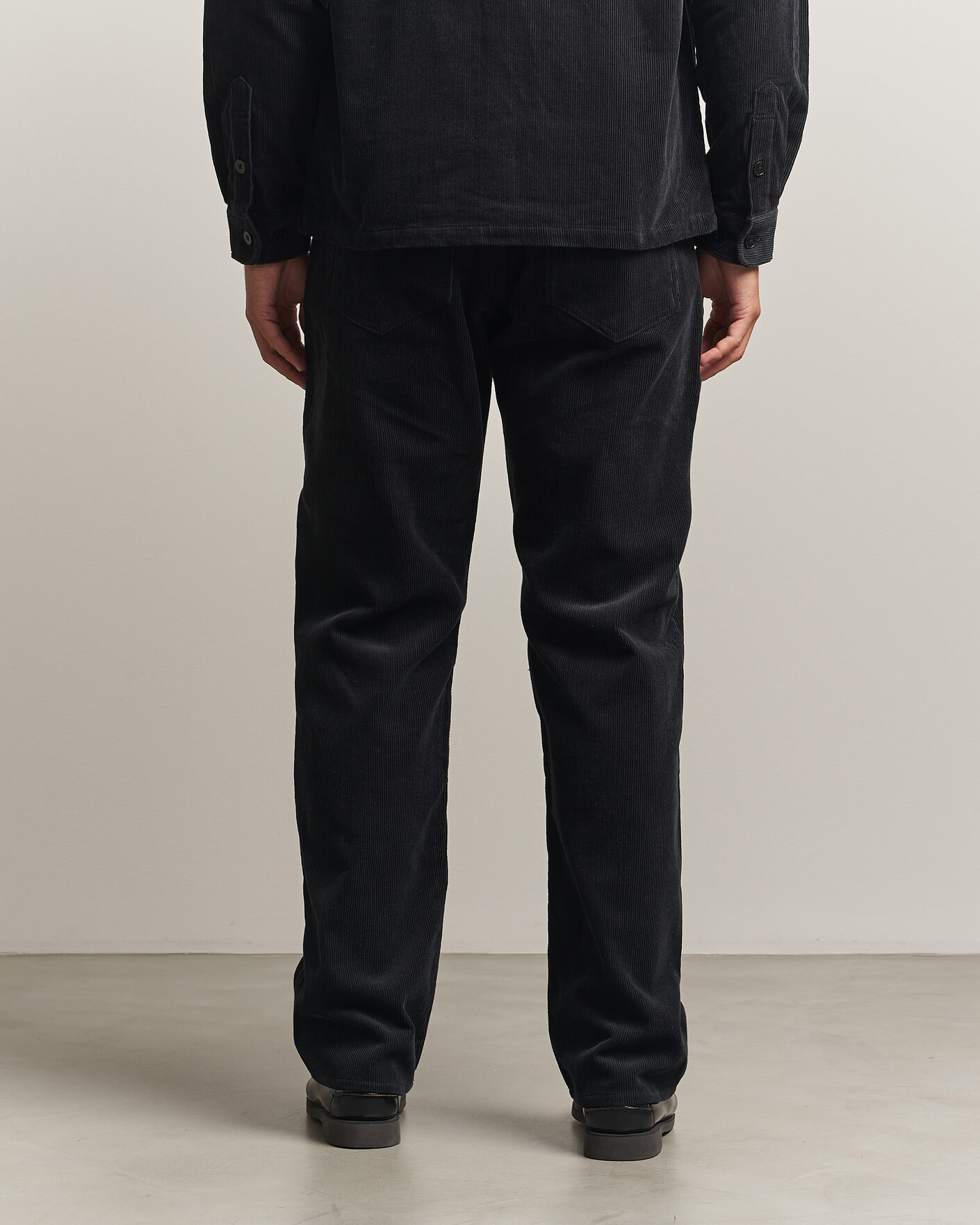 Uomini | Pantaloni | Samsøe Samsøe | Eddie Corduroy Trousers Black
