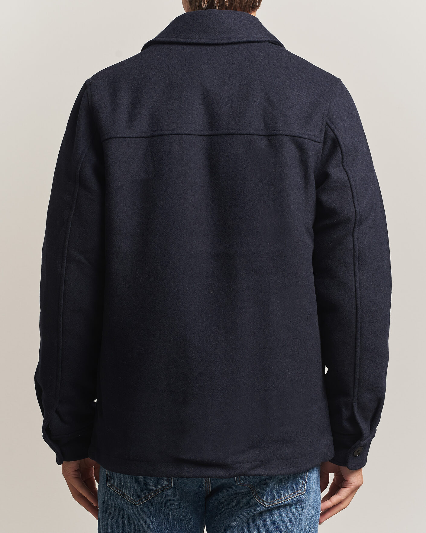 Uomini | Giacche | Samsøe Samsøe | Pally Padded Shirt Jacket Salute Navy