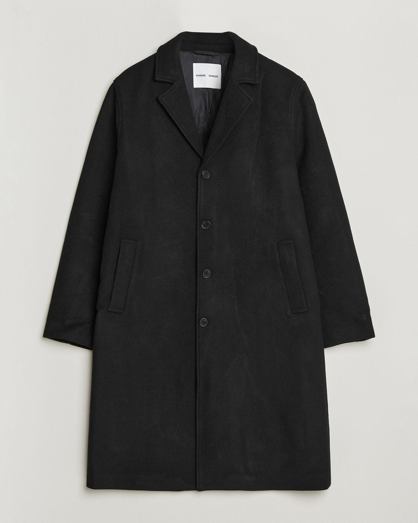 Uomini | Giacche | Samsøe Samsøe | Falco Wool Coat Black