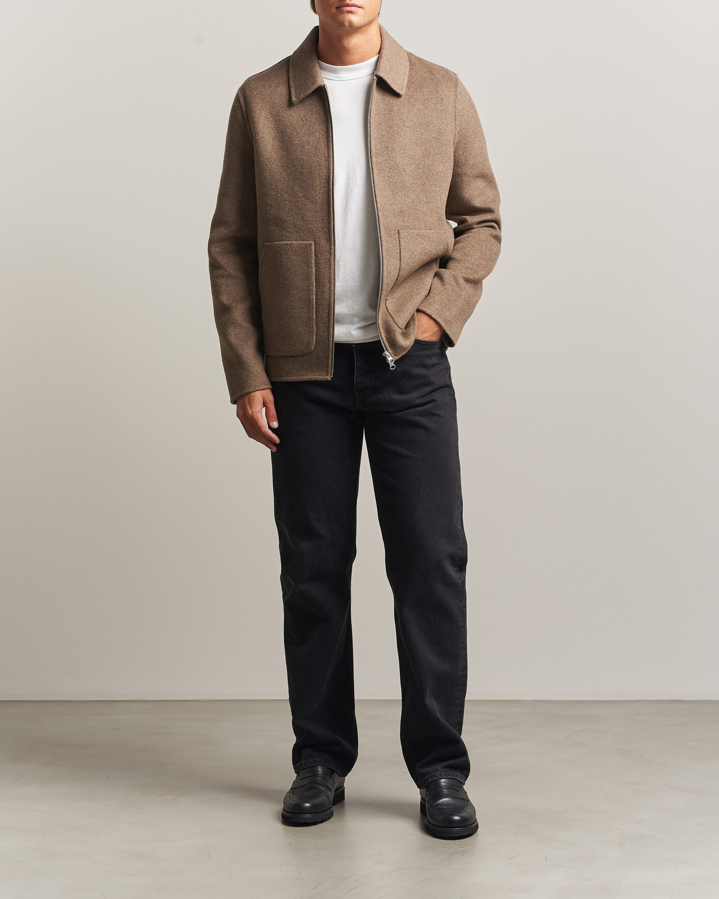 Uomini | Giacche | Samsøe Samsøe | Paulo Wool Shirt Jacket Lead Gray Melange