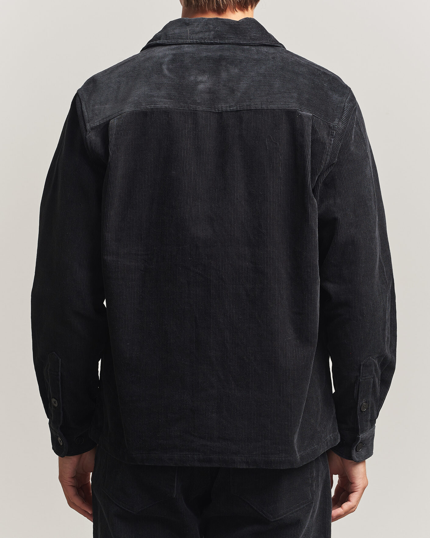 Uomini | Camicie | Samsøe Samsøe | Damon Corduroy Overshirt Black