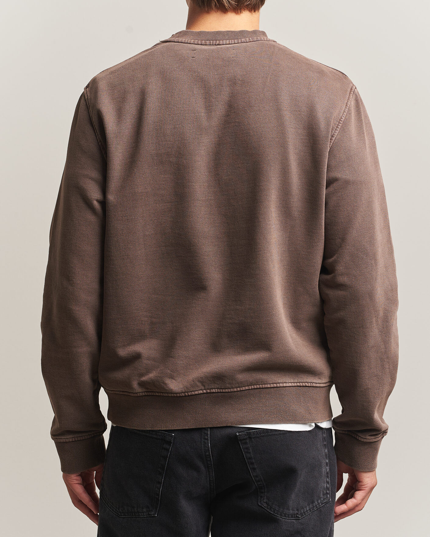 Uomini | Maglieria | Samsøe Samsøe | Ollie Washed Crew Neck Sweatshirt Delicioso