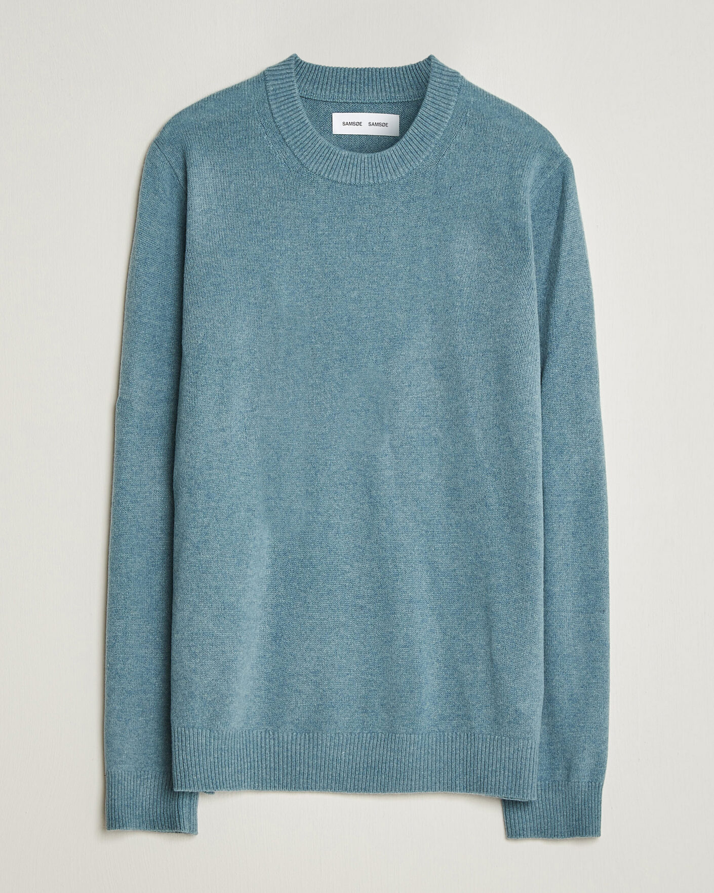 Uomini | Maglieria | Samsøe Samsøe | Isak Knitted Crew Neck Stormy Sea