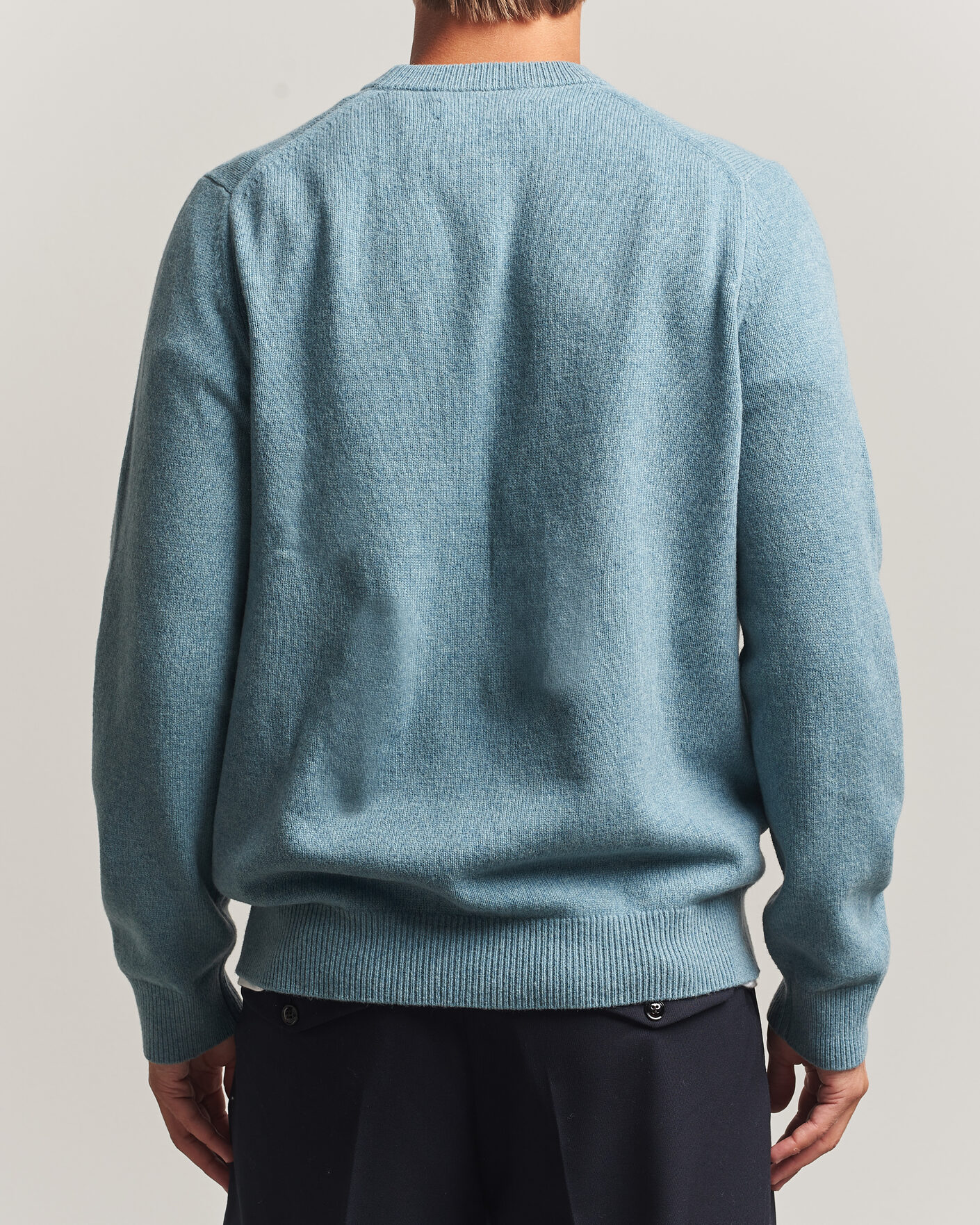 Uomini | Maglieria | Samsøe Samsøe | Isak Knitted Crew Neck Stormy Sea