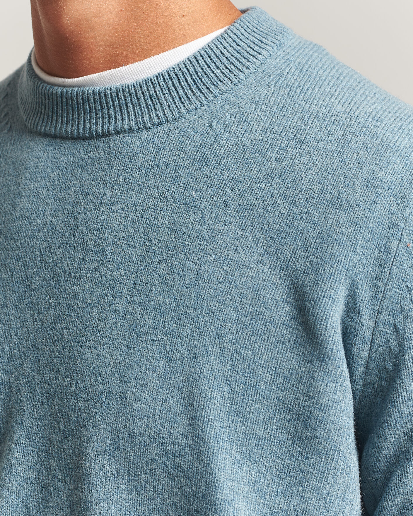 Uomini | Maglieria | Samsøe Samsøe | Isak Knitted Crew Neck Stormy Sea