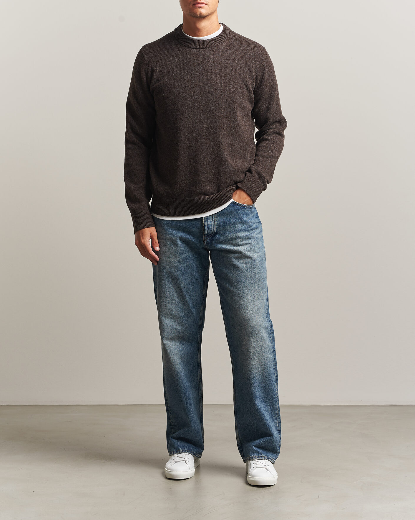 Uomini | Maglieria | Samsøe Samsøe | Isak Knitted Crew Neck Delicioso