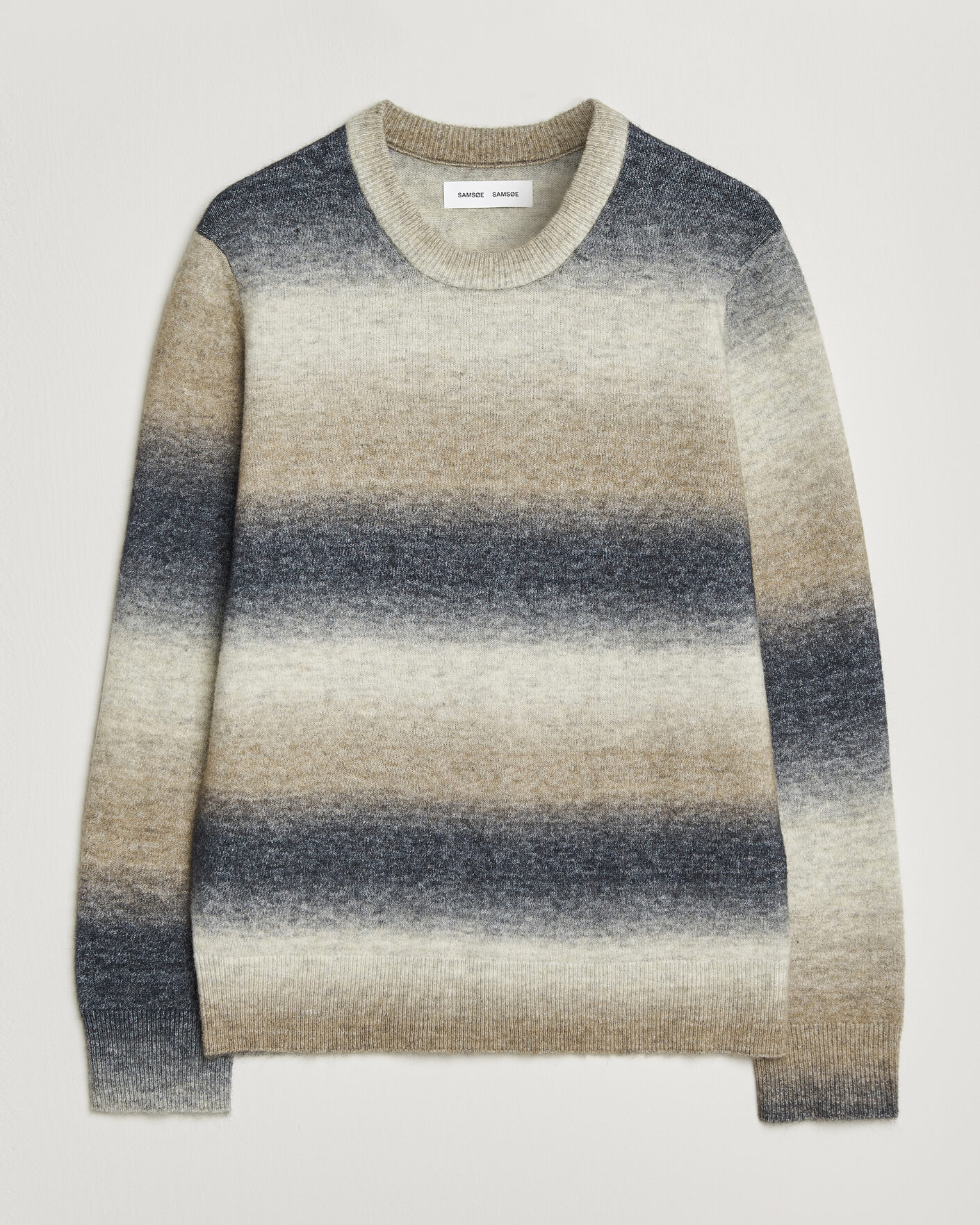 Uomini | Maglieria | Samsøe Samsøe | Aiden Wool/Alpaca Knitted Striped Sweater Multi