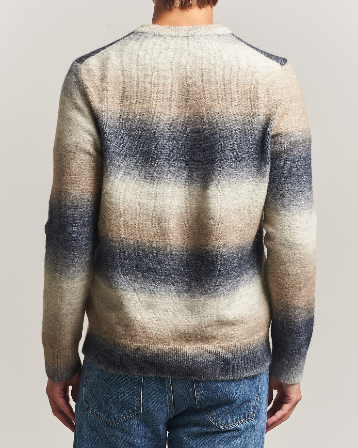 Uomini | Maglieria | Samsøe Samsøe | Aiden Wool/Alpaca Knitted Striped Sweater Multi