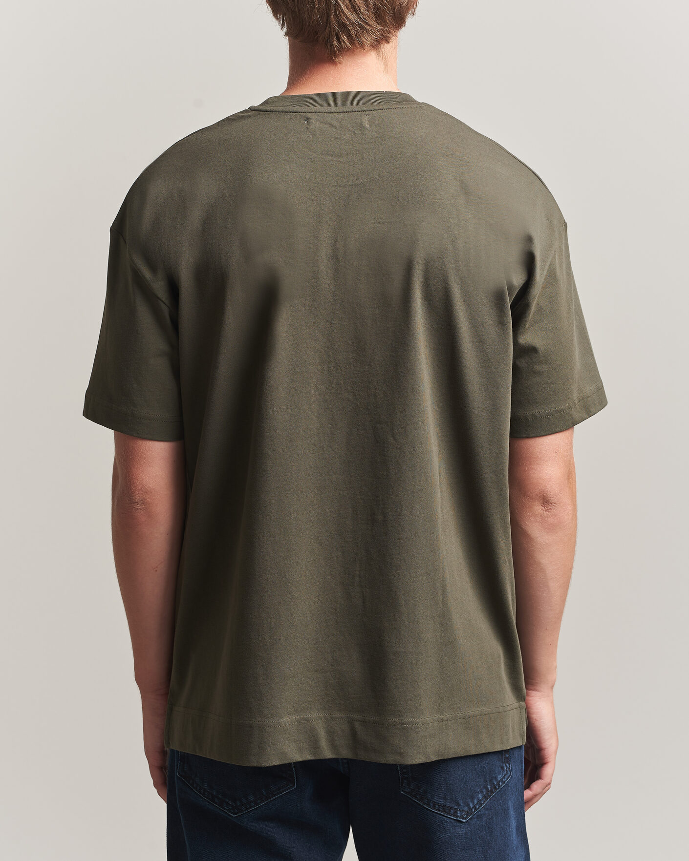 Uomini | T-shirt | Samsøe Samsøe | Joel Organic Cotton T-Shirt Forest Night